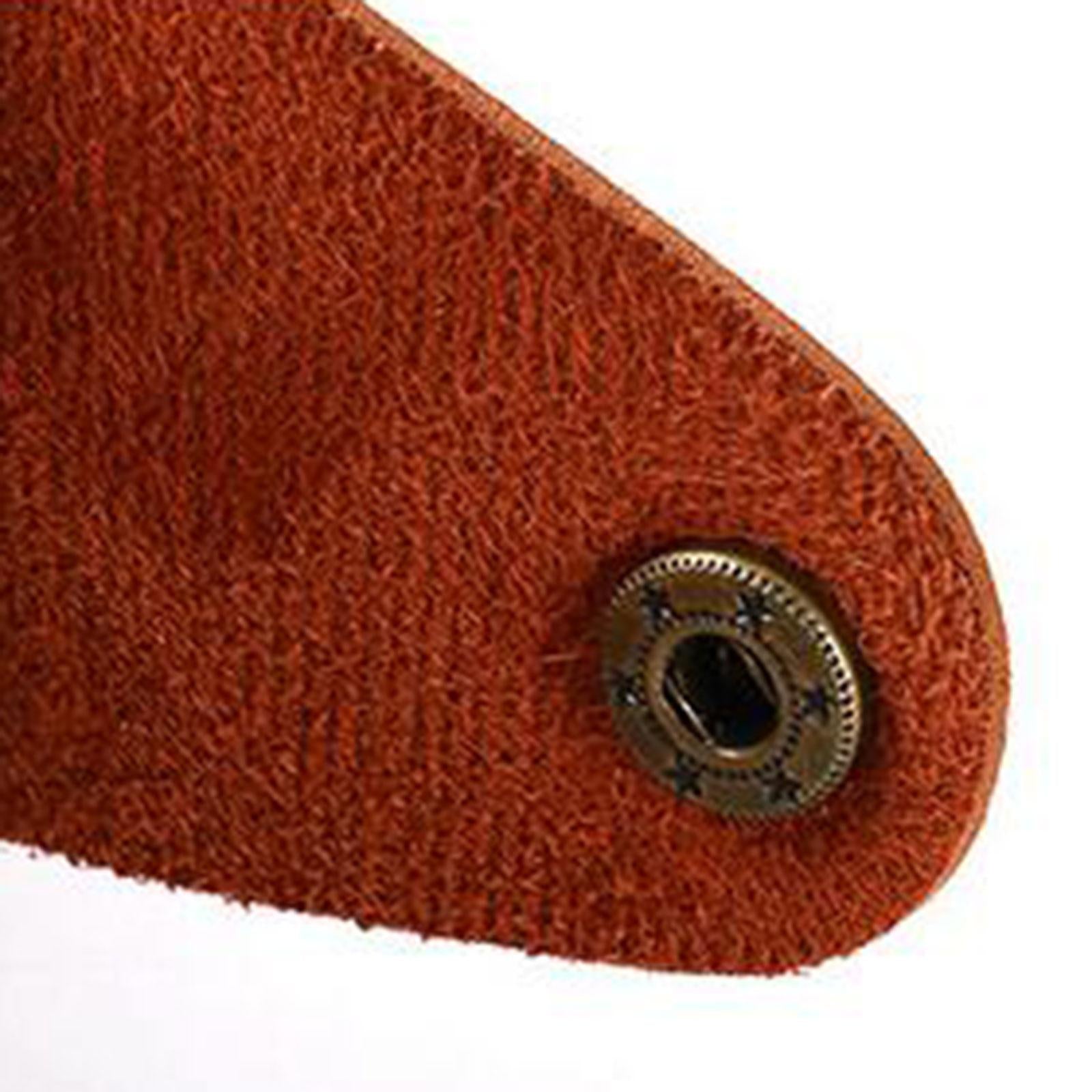 Car Tissue Holder PU Leather Napkin Box Sturdy Fashionable with Elastic Band Light Brown