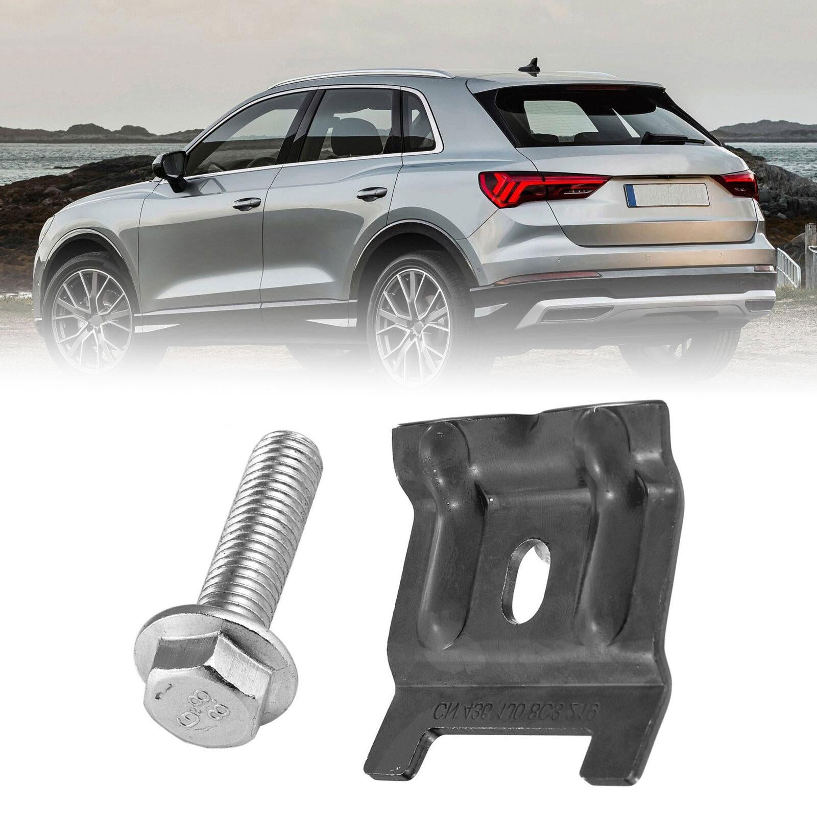 2xBattery Hold Down Clamp Bracket 1J0803219 with Bolt for Audi A3 Q3 A1
