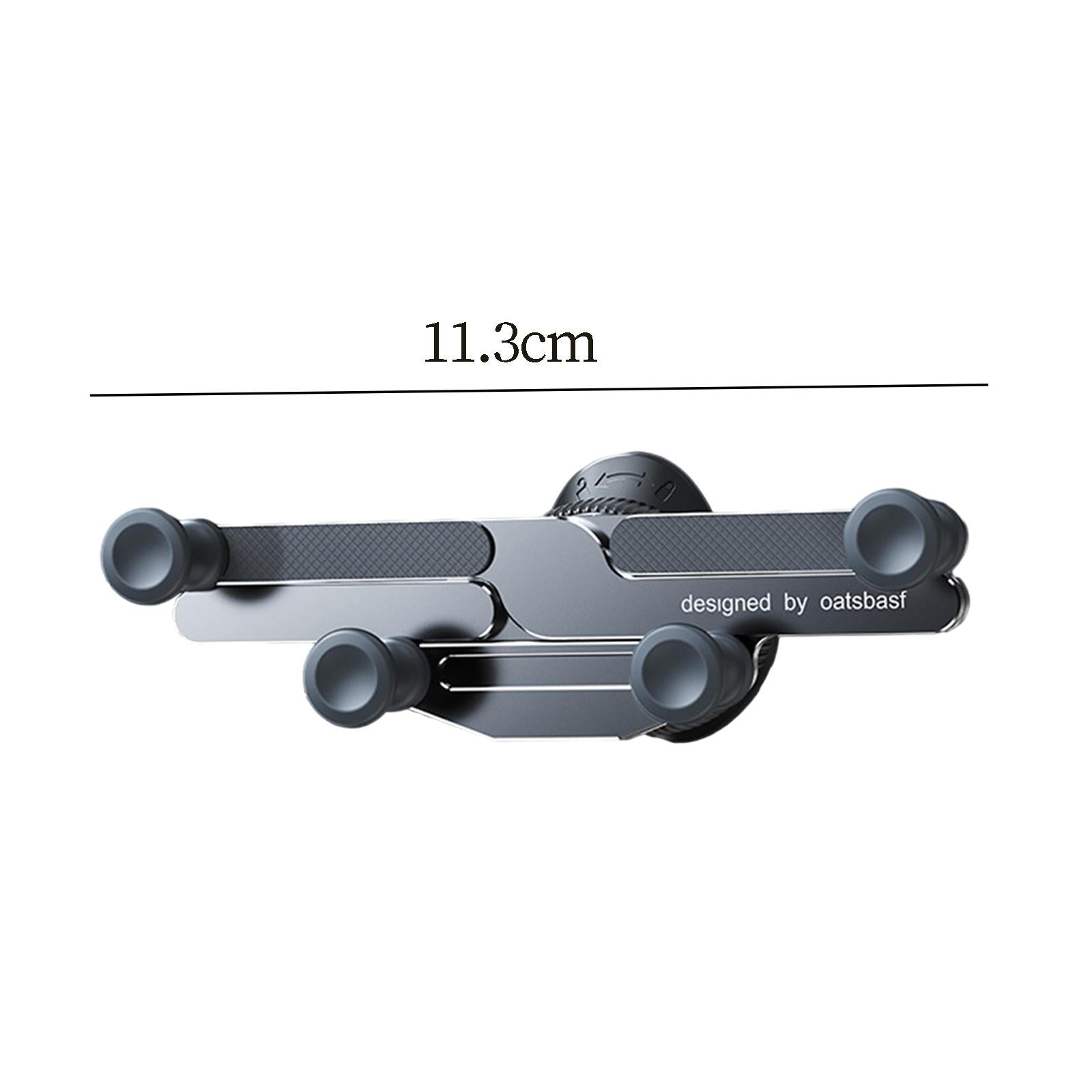 Car Vent Phone Mount Mini Compact Auto Accessories Air Vent Car Phone Holder Gray