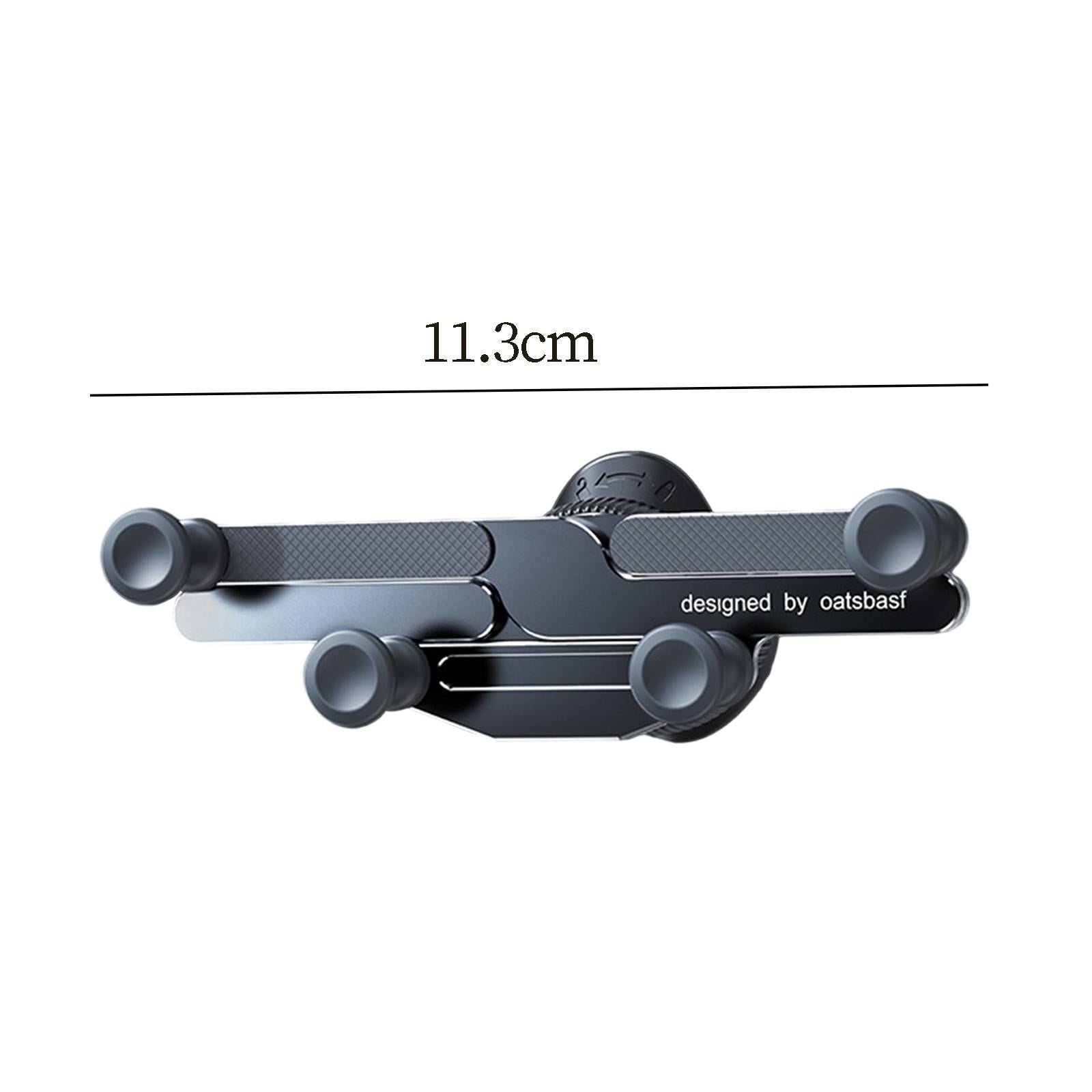 Car Vent Phone Mount Mini Compact Auto Accessories Air Vent Car Phone Holder Black
