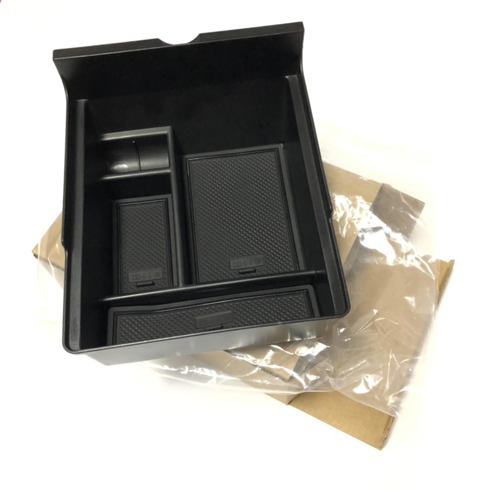Black Center Console Organizer Tray Car for Tesla 2021-2022