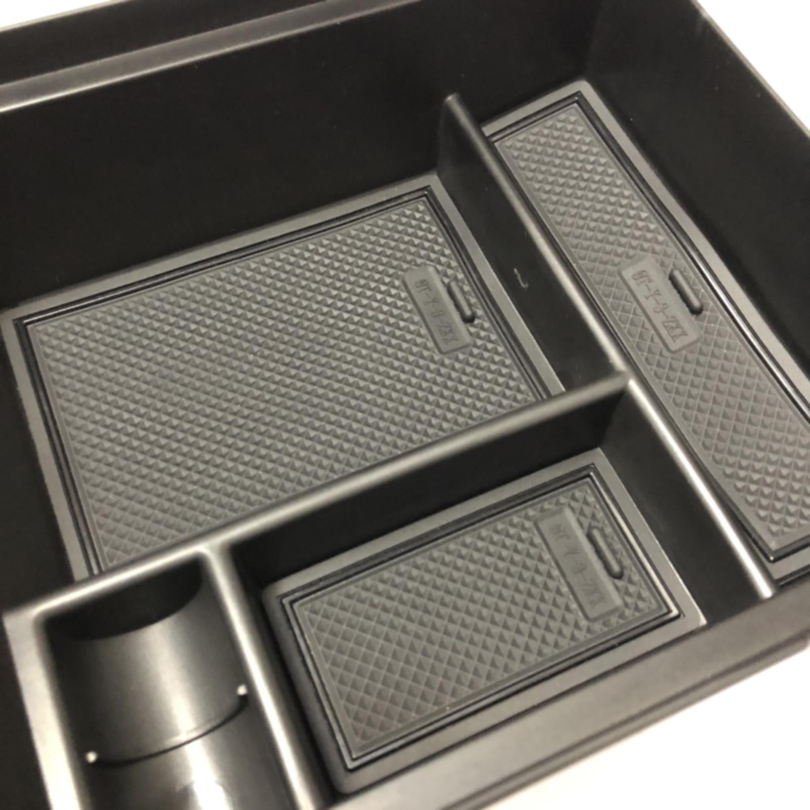 Black Center Console Organizer Tray Car for Tesla 2021-2022