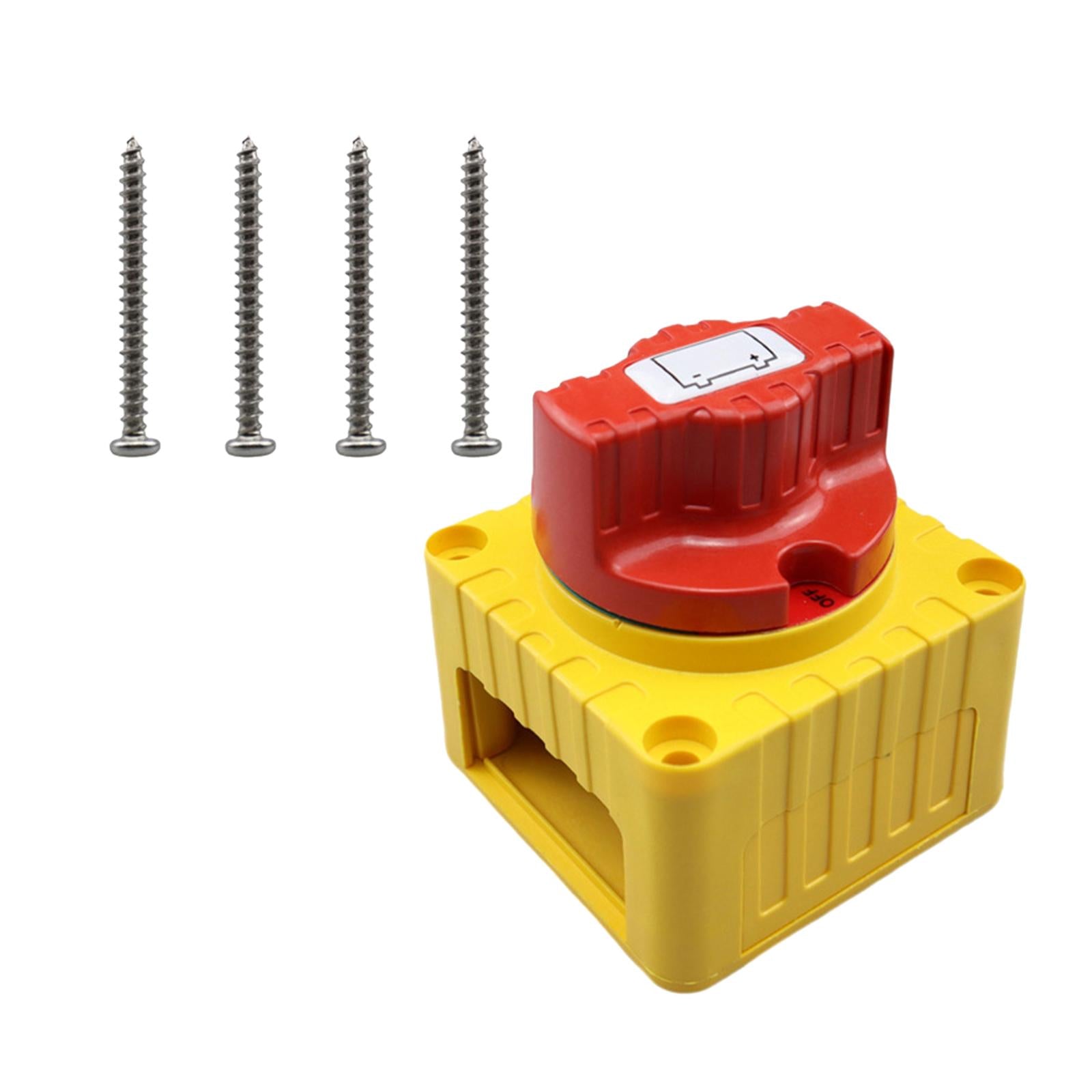 Yacht RV Battery Disconnect Switch 12V-24V 300A Anti Leakage Button