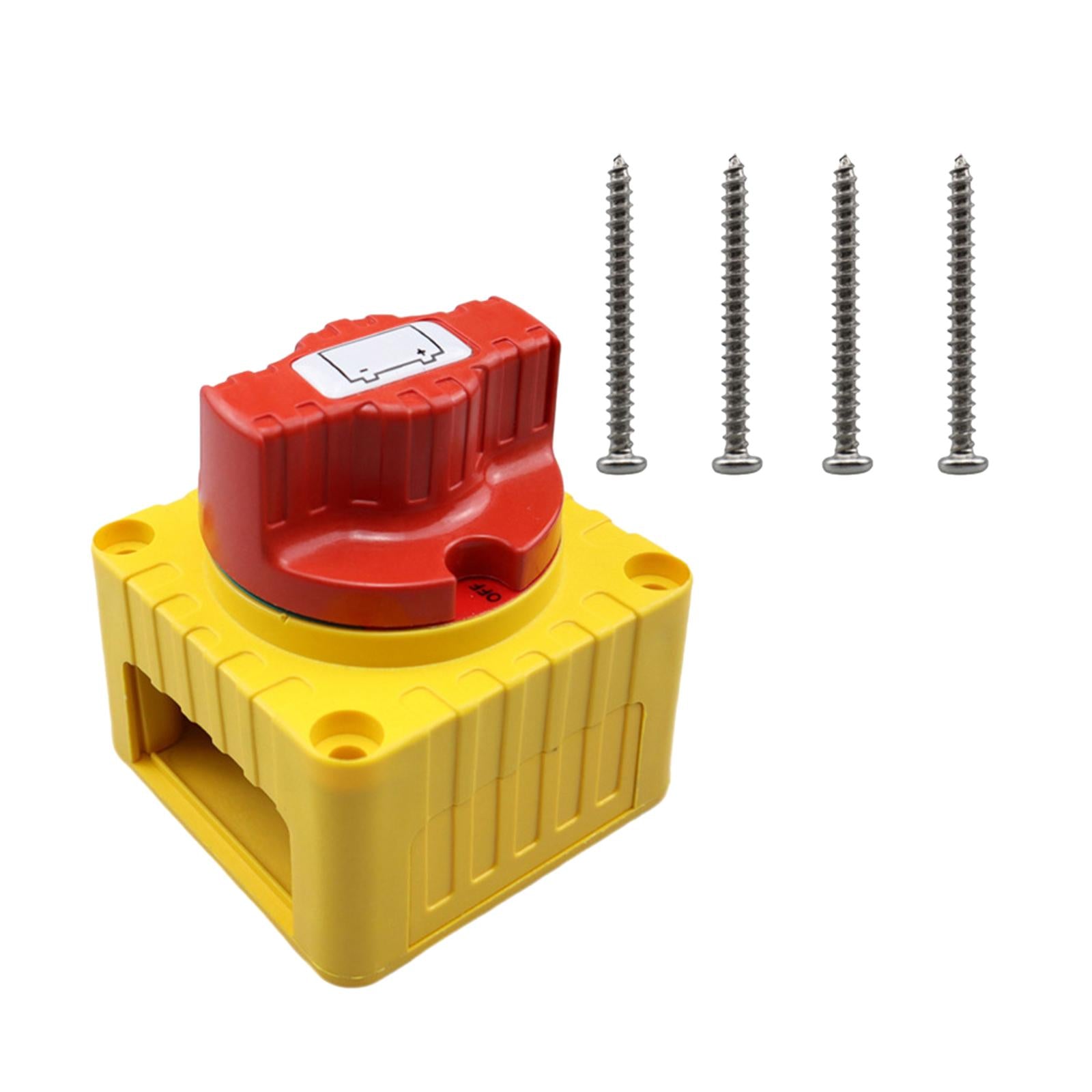 Yacht RV Battery Disconnect Switch 12V-24V 300A Anti Leakage Button