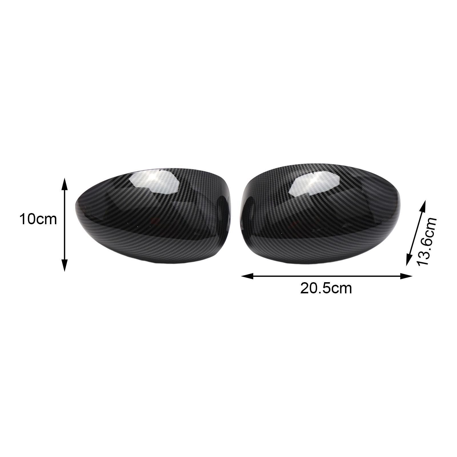 2Pcs Side View Mirror Covers RHD Only for BMW Mini Cooper 2000-2008 R52