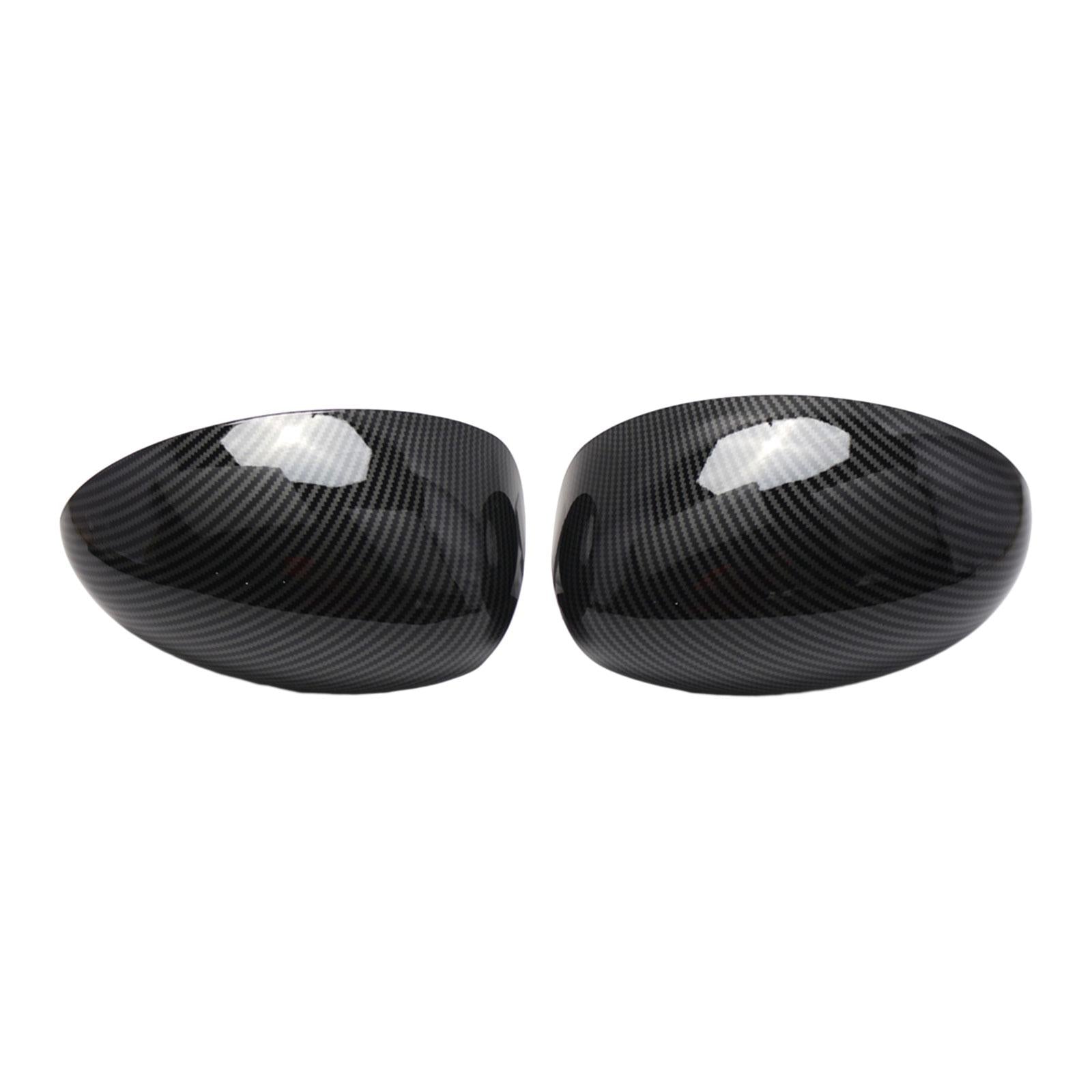 2Pcs Side View Mirror Covers RHD Only for BMW Mini Cooper 2000-2008 R52