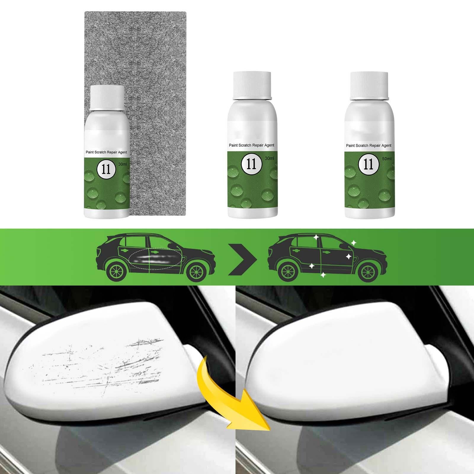 4xCar Scratch Remover Paint Scratch Repair Agent for Automobile Versatile 30ml with Wiping Rag