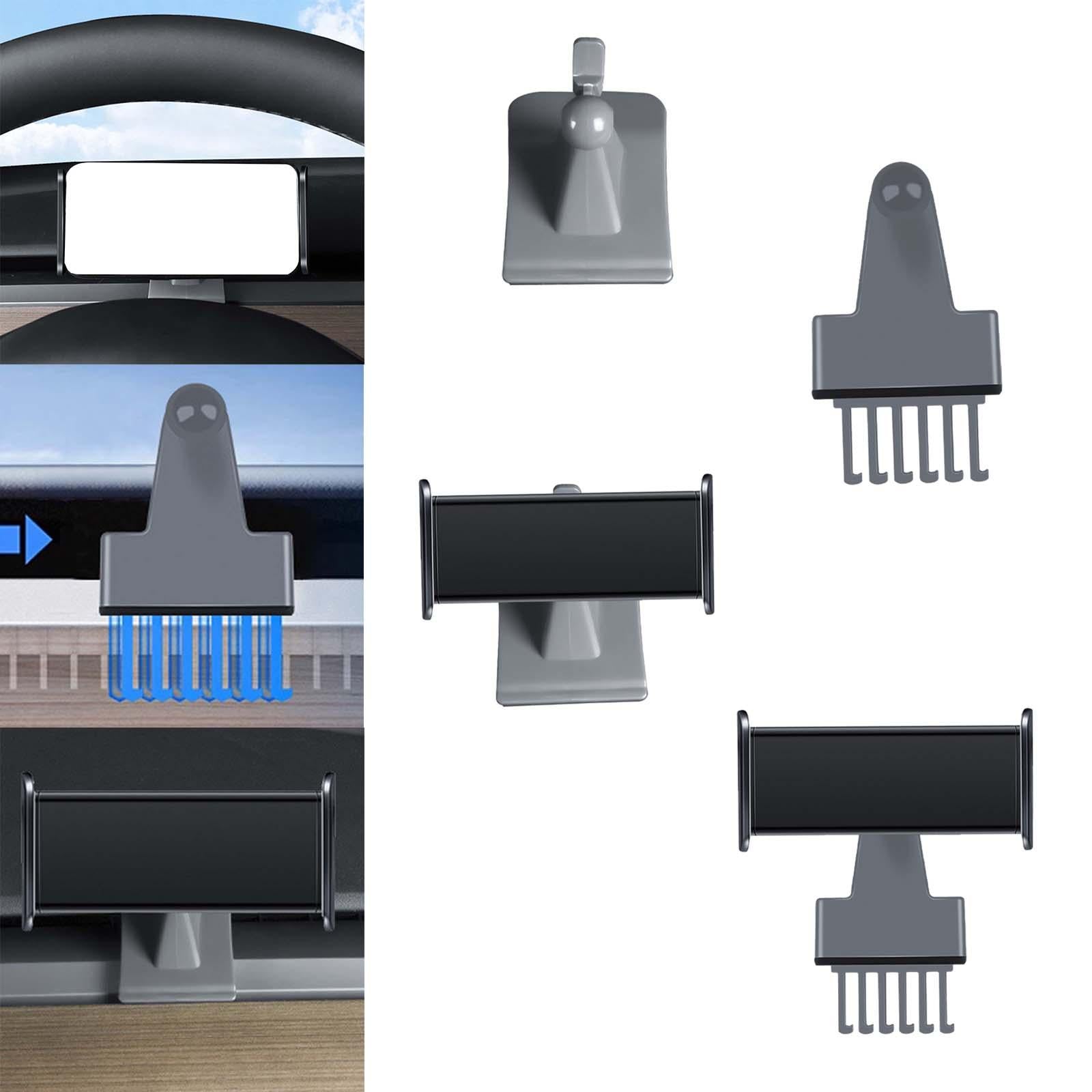 Car Phone Mount Holder Air Vent Mount for Tesla Model Y / 3 Accessories Spring Clip Base