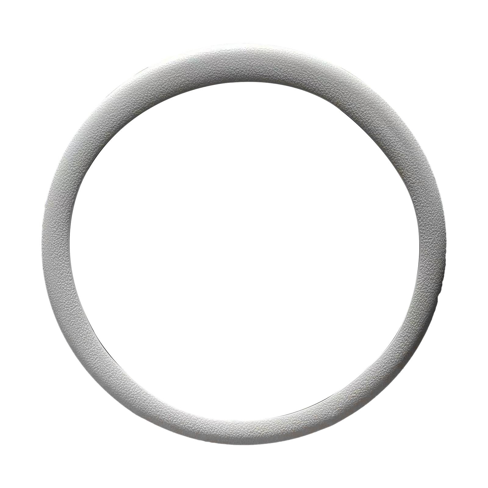 Car Steering Wheel Cover Decor Anti Slip Universal Protective Cover White