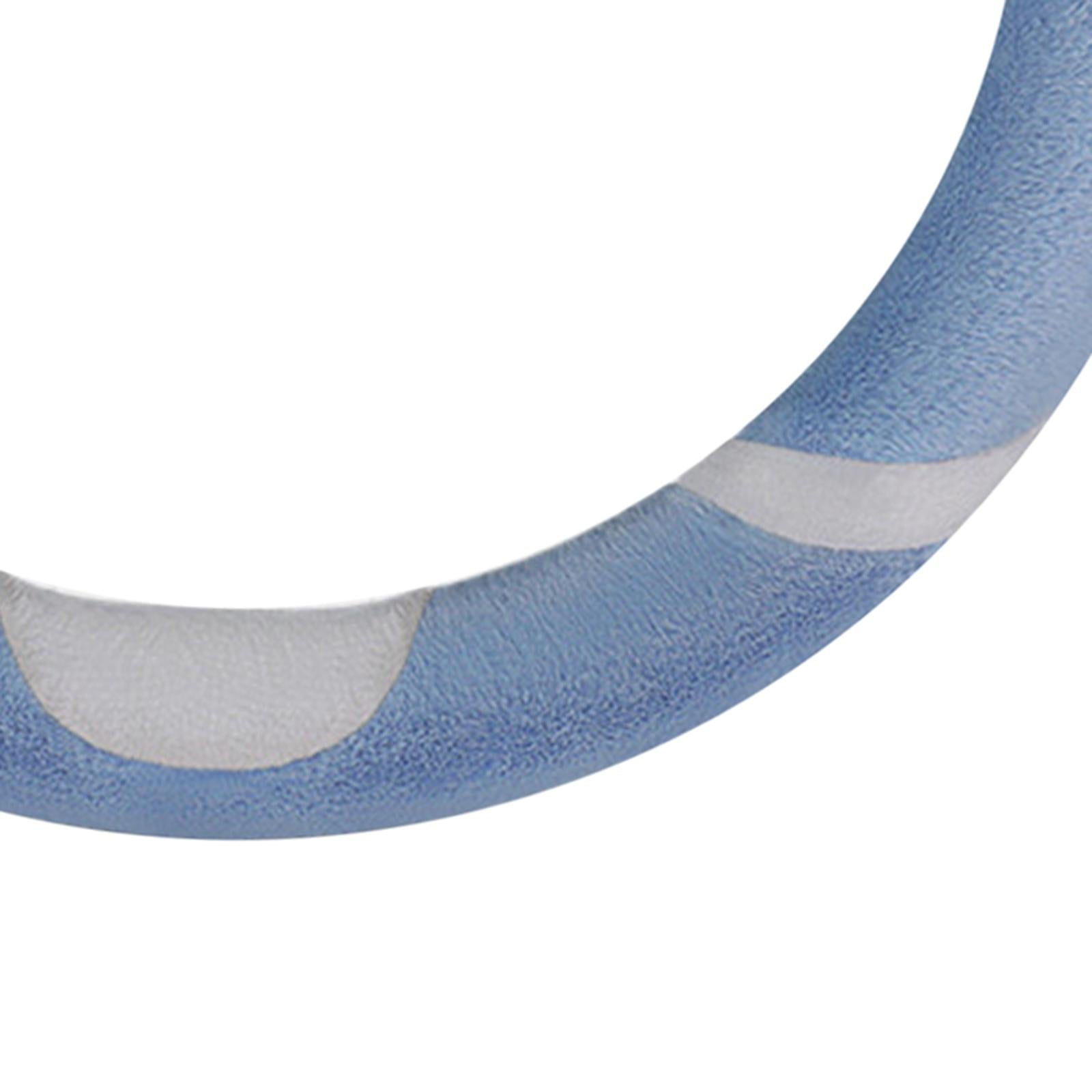 Car Steering Wheel Cover Anti Slip Wear Resistant Plush Steering Wheel Cover Blue