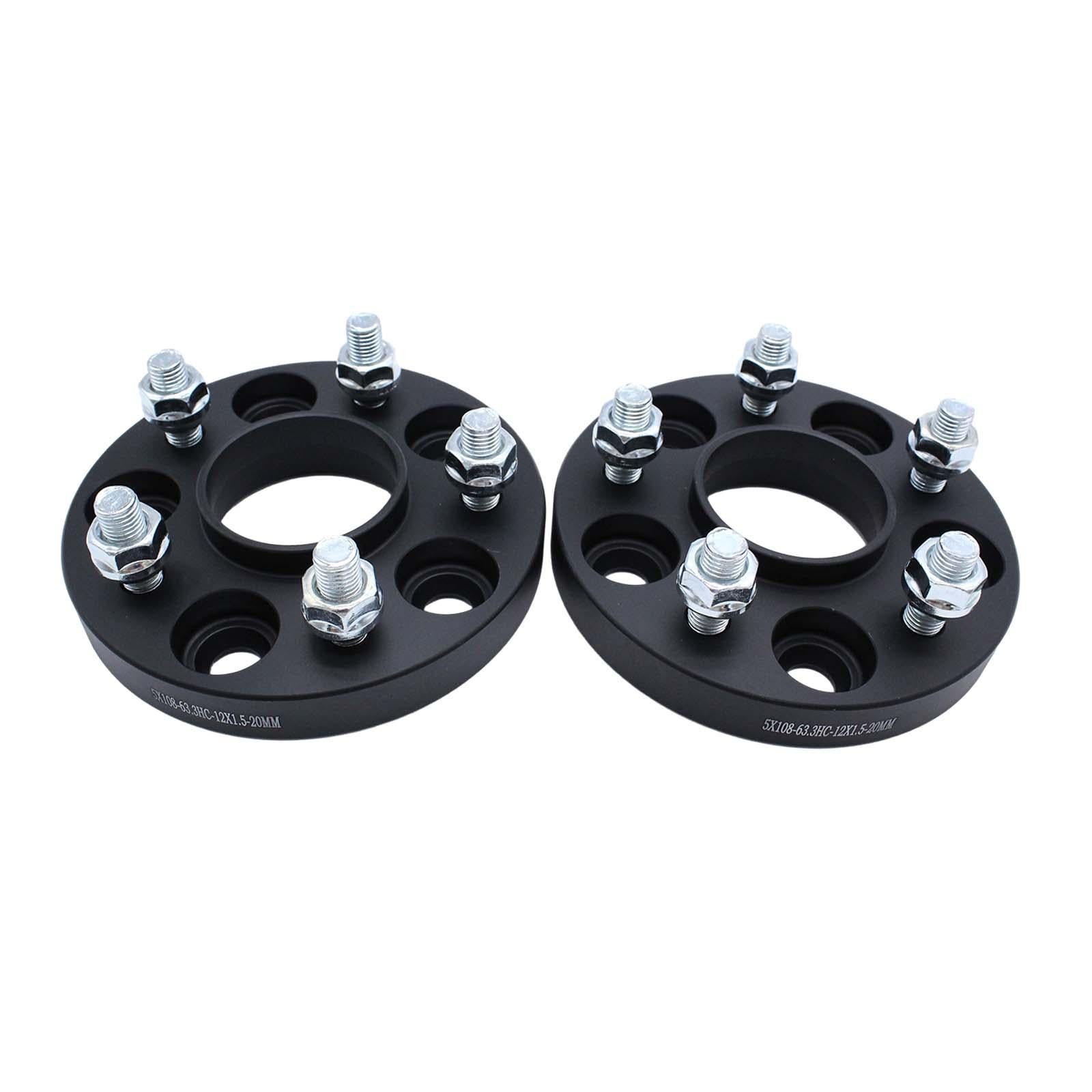 2Pcs Hubcentric Wheel Spacers 63.3 20mm for Ford 2000-2023