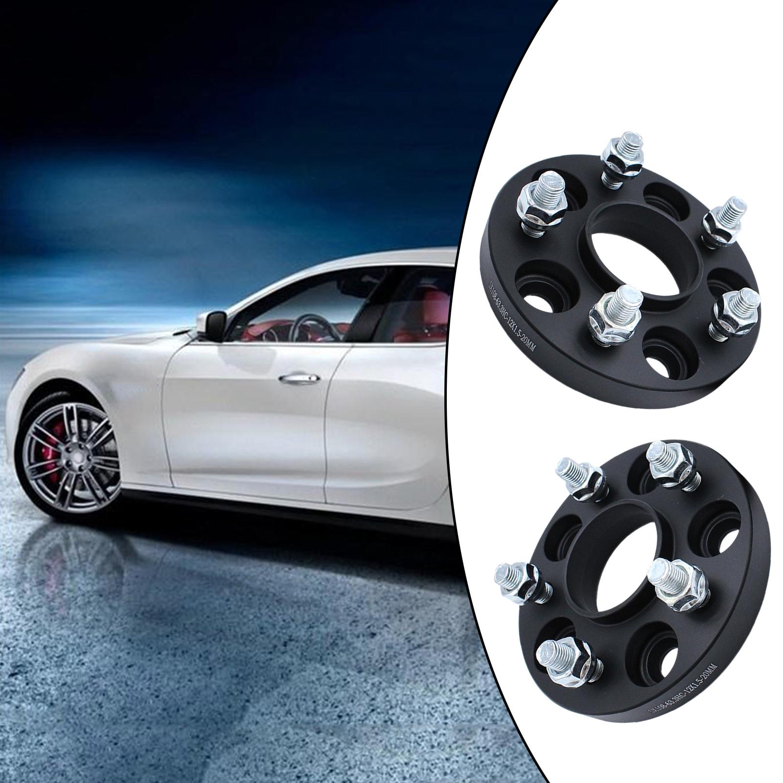 2Pcs Hubcentric Wheel Spacers 63.3 20mm for Ford 2000-2023