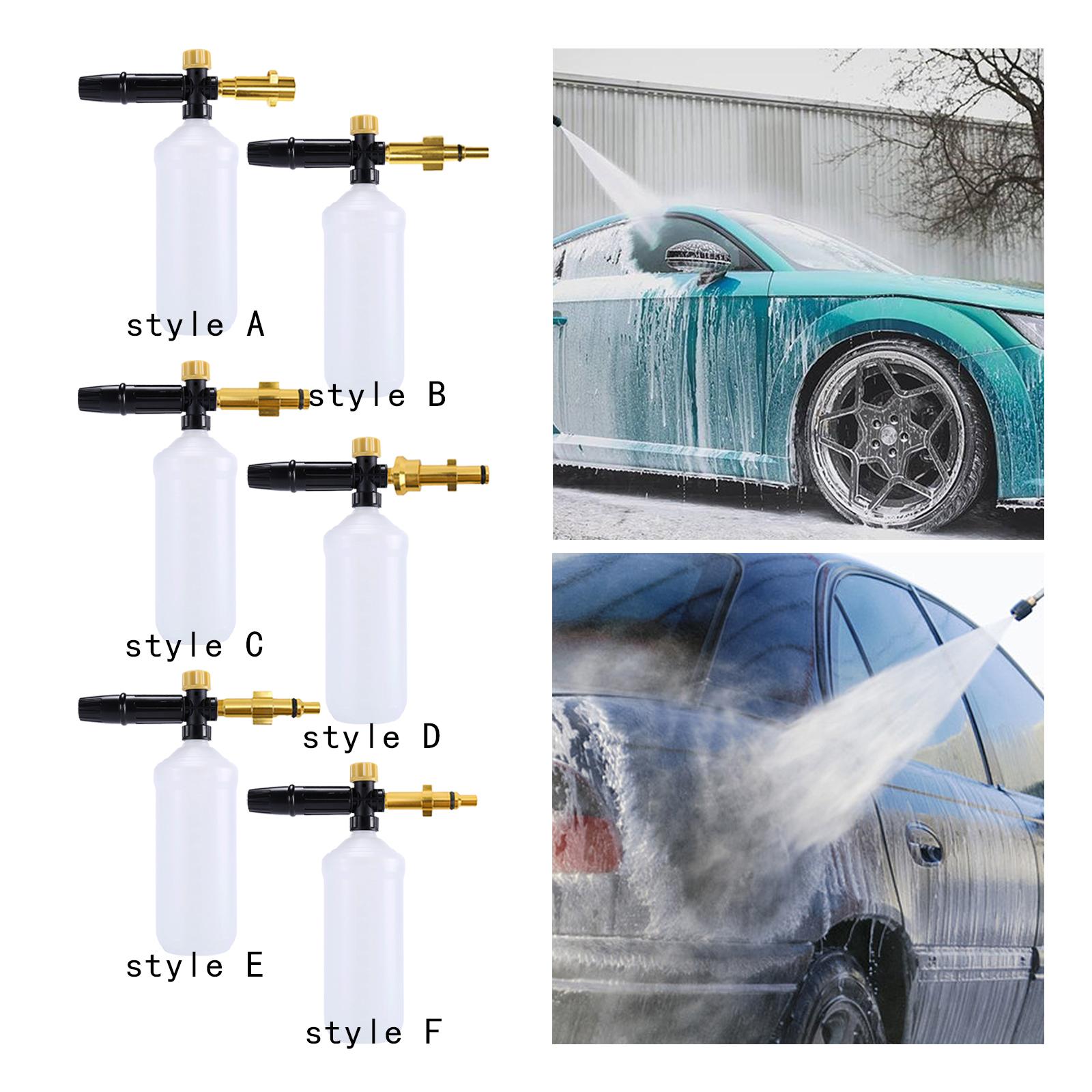 Foaming Pump Sprayer Handheld 1L Spraying Kettle for Car Wash Gardening Style A