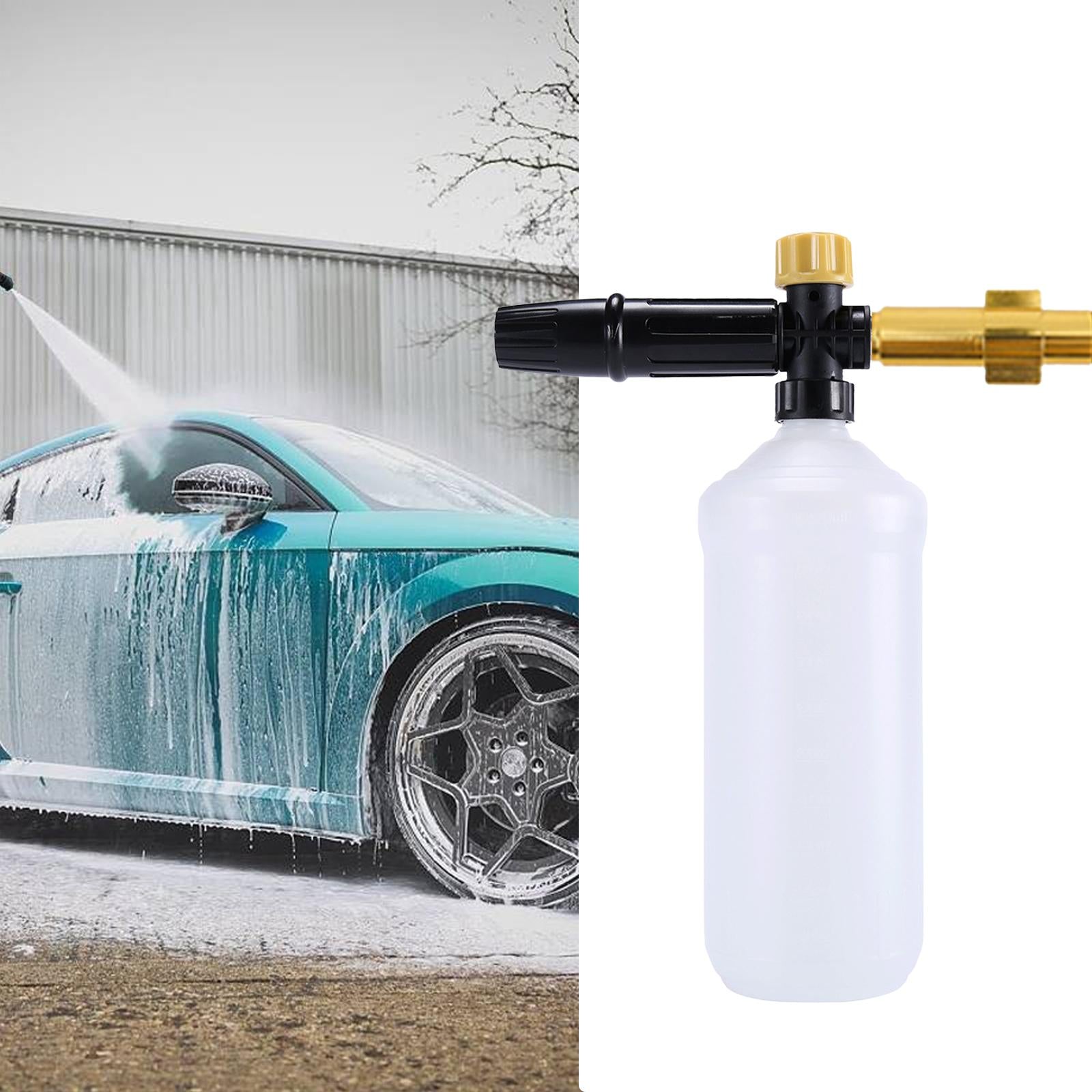 Foaming Pump Sprayer Handheld 1L Spraying Kettle for Car Wash Gardening Style C