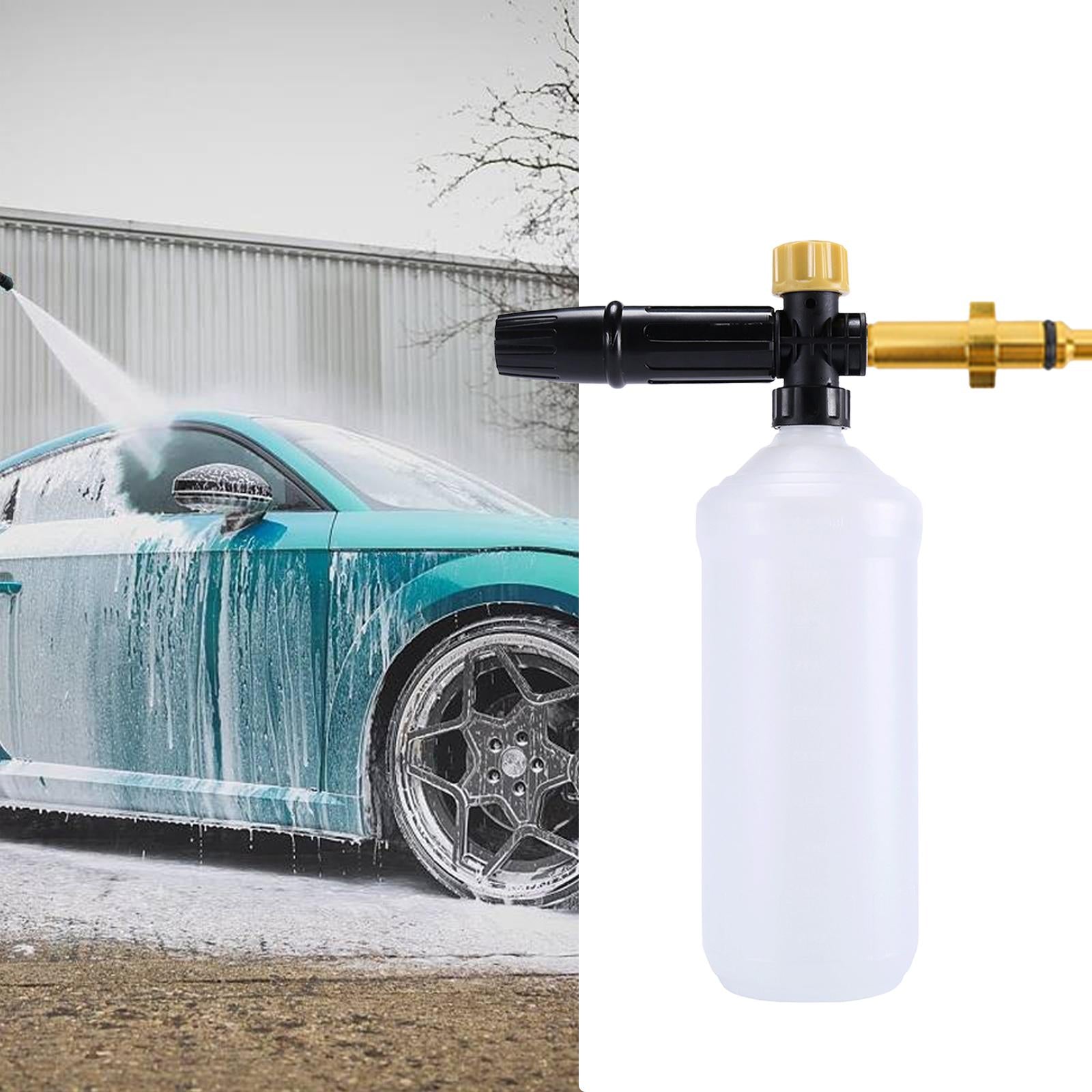 Foaming Pump Sprayer Handheld 1L Spraying Kettle for Car Wash Gardening Style F