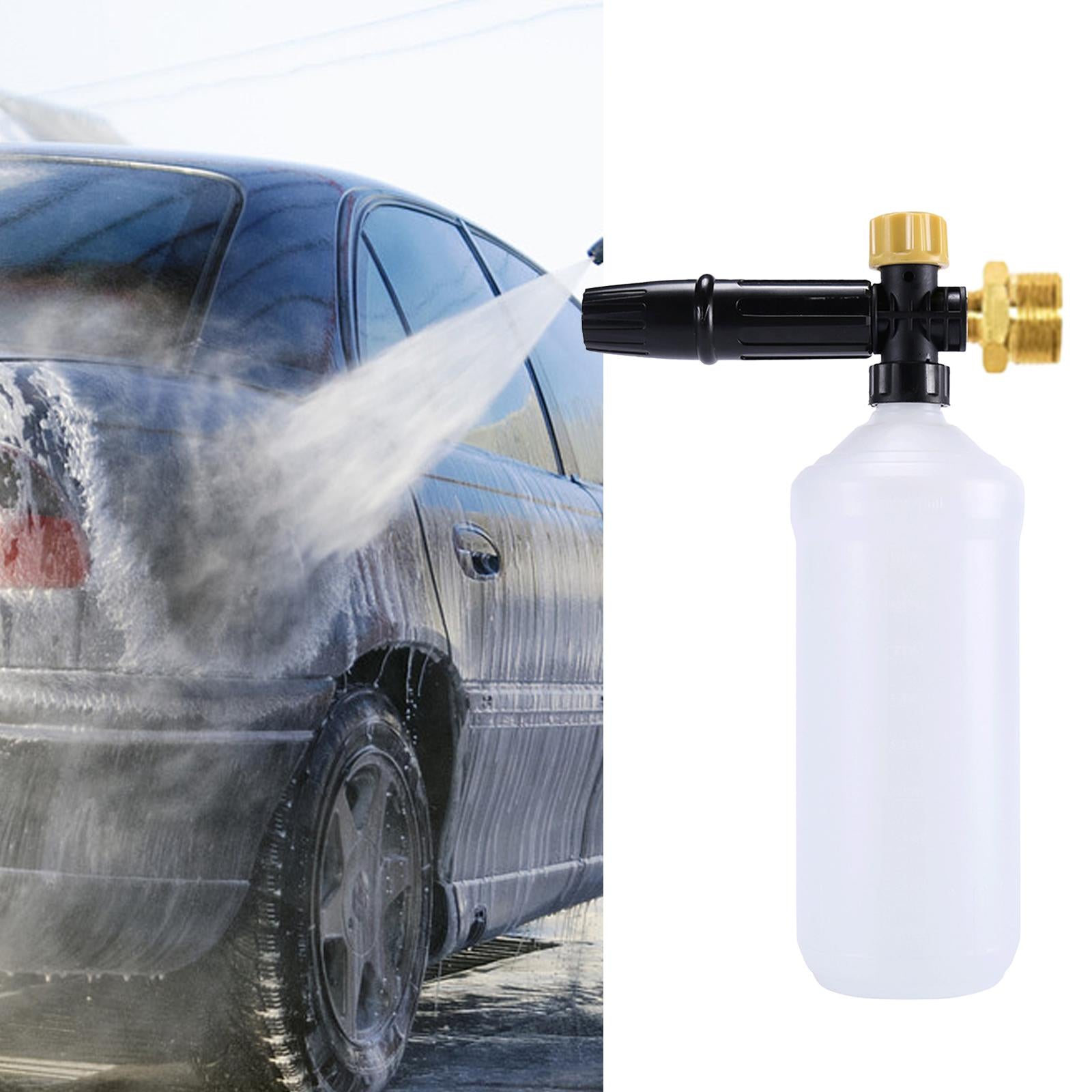 Foaming Pump Sprayer with Nozzle Foam Watering Can for Car Washing Lawn Style B