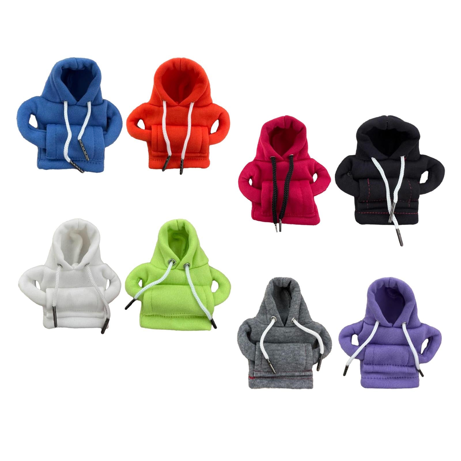 Auto Gear Shifter Knob Cover Hoodie Sweatshirt Cloth Winter Warm Knob Hoodie Blue