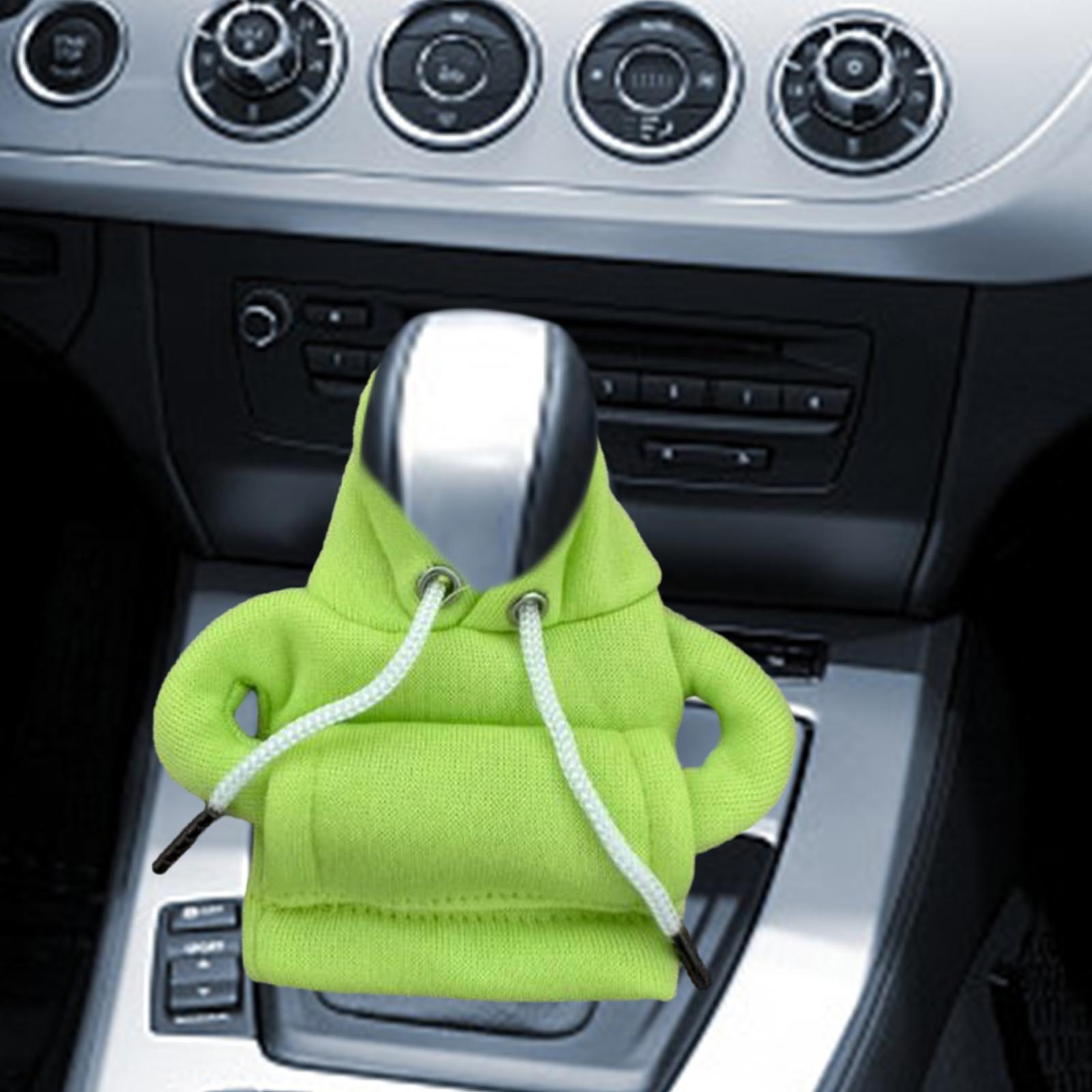 Auto Gear Shifter Knob Cover Hoodie Sweatshirt Cloth Winter Warm Knob Hoodie Green