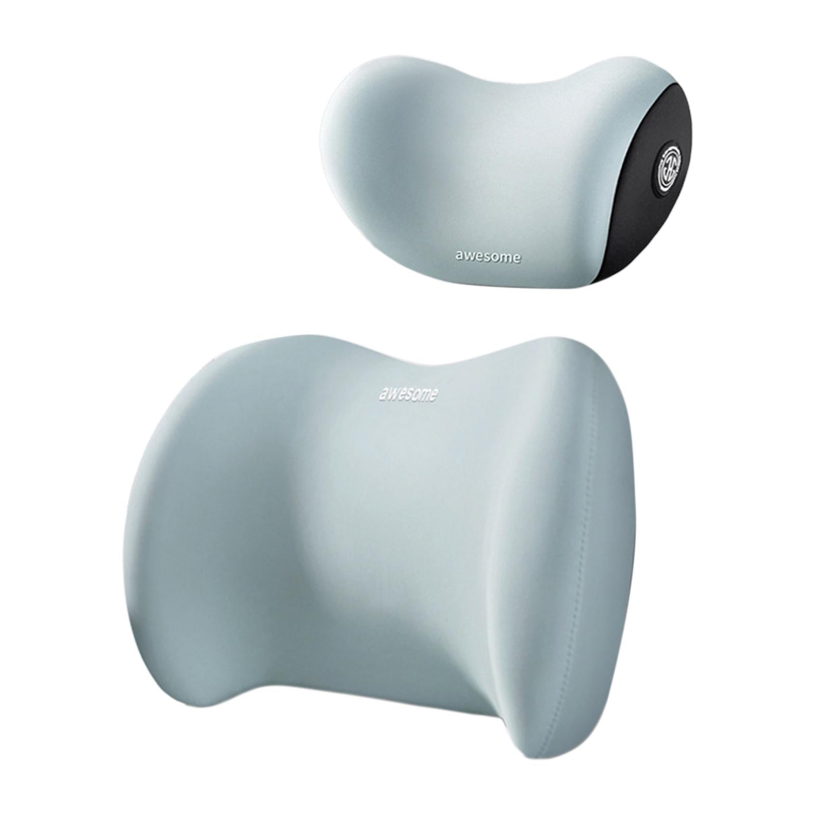 Car Neck Support Pillow and Waist Back Cushion Set for Car Seat Sturdy