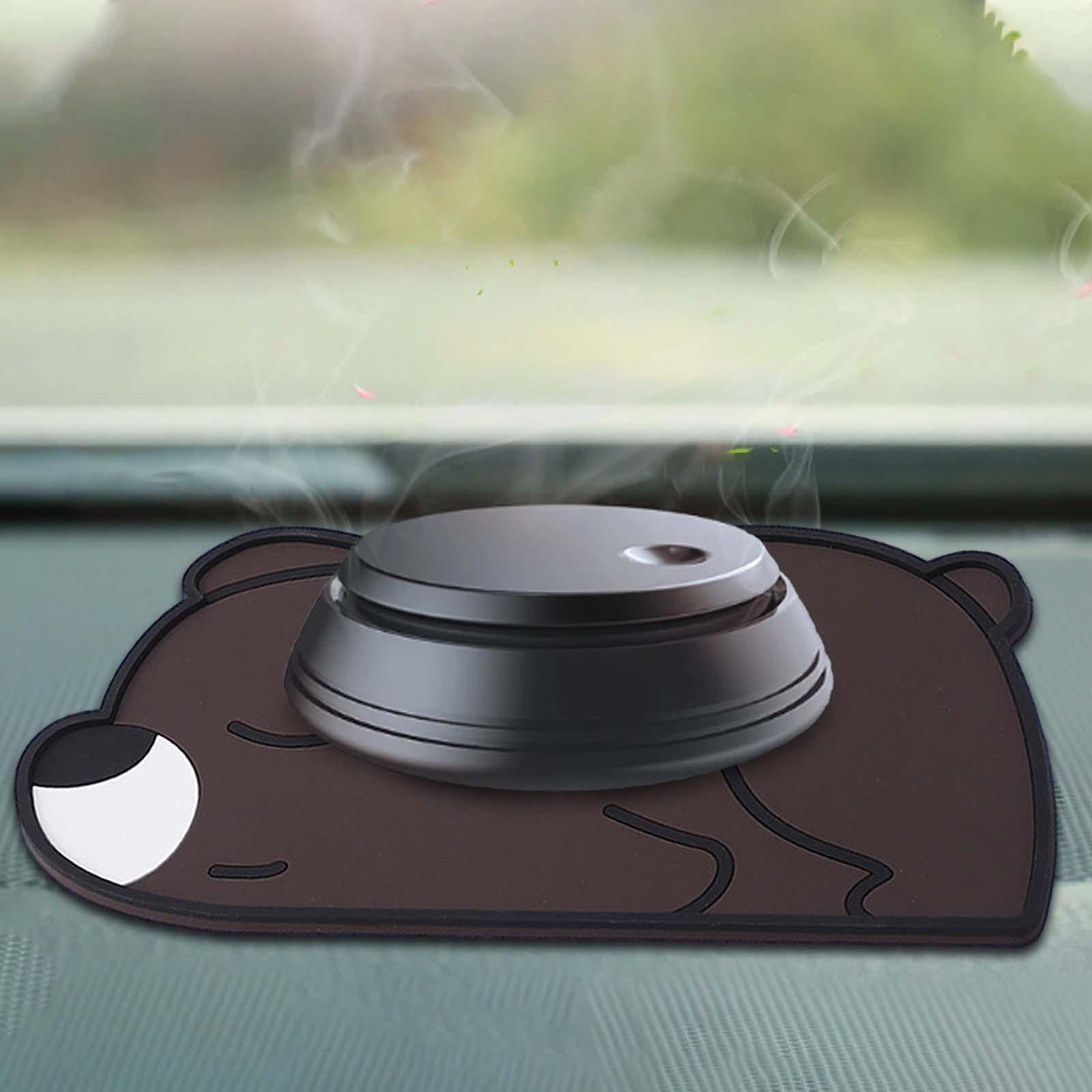 PVC Non Slip Pad Car Dashboard Mat Cute Pattern for Makeup Mirrors Pens Bear
