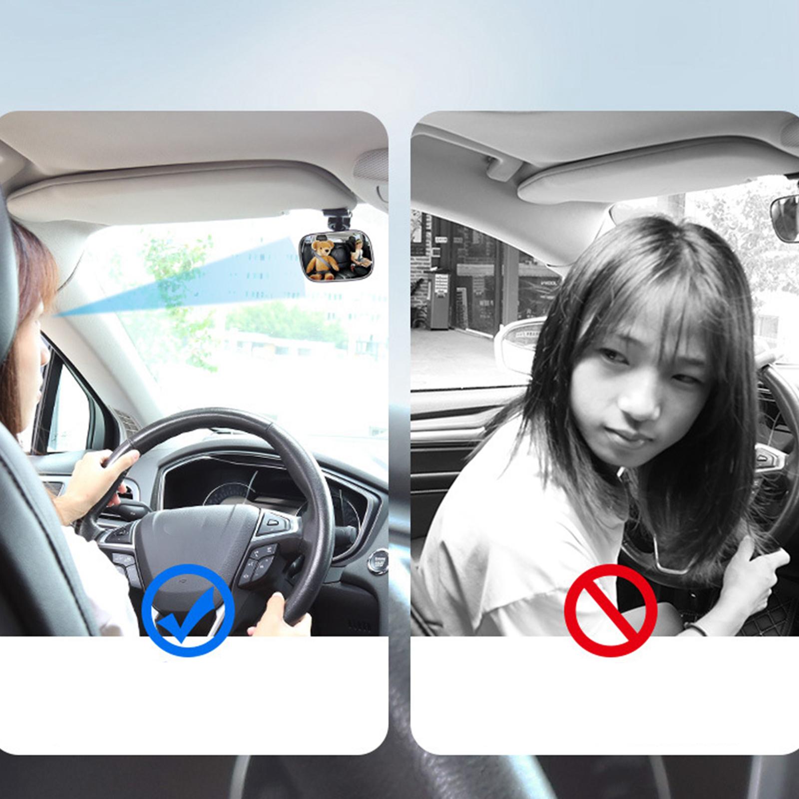 Baby Backseat Mirror Auto Accessories for Infant Kids Safety Interior Mirror