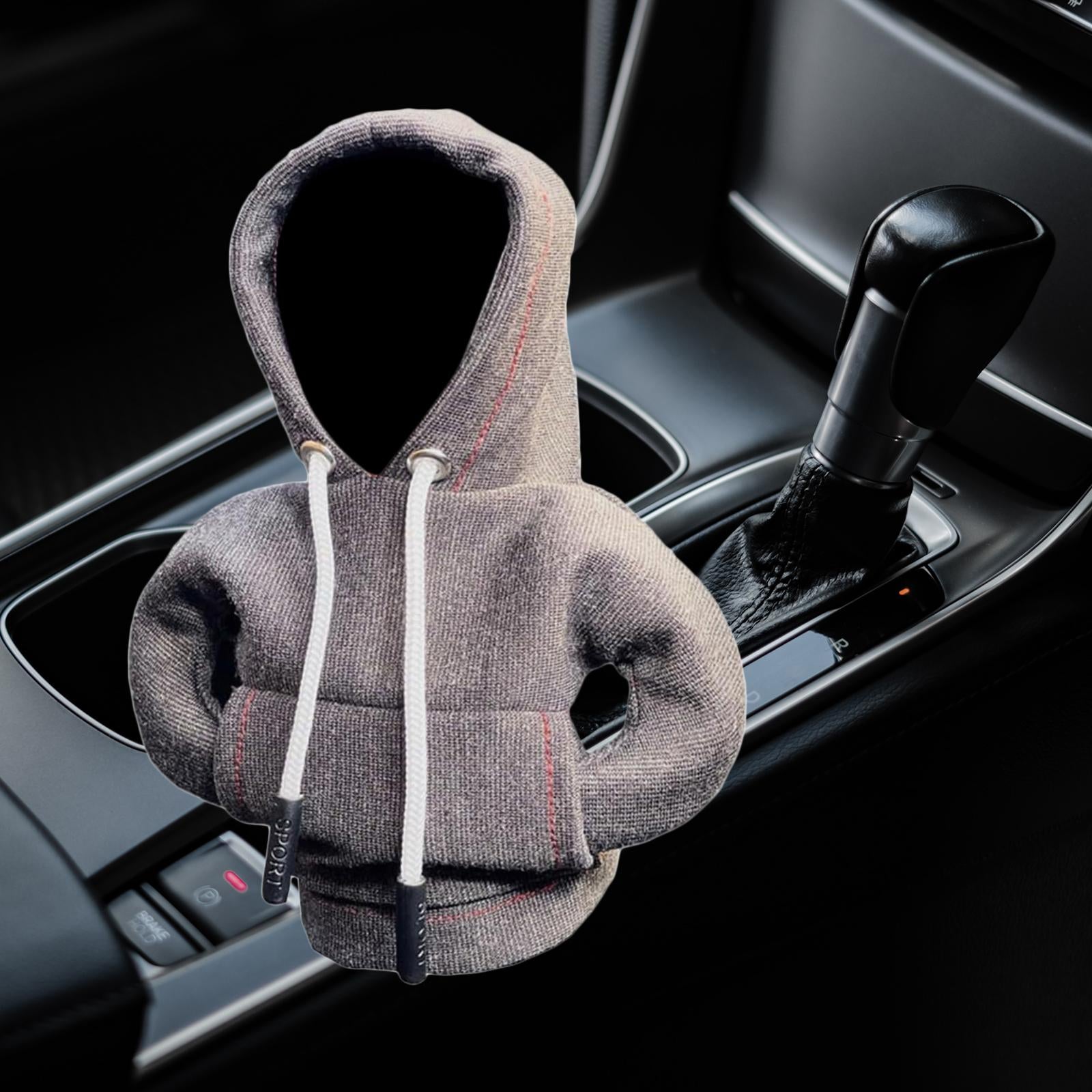 Automotive Gear Shifter Knob Cover Hoodie Sweatshirt Funny Shifter Protector