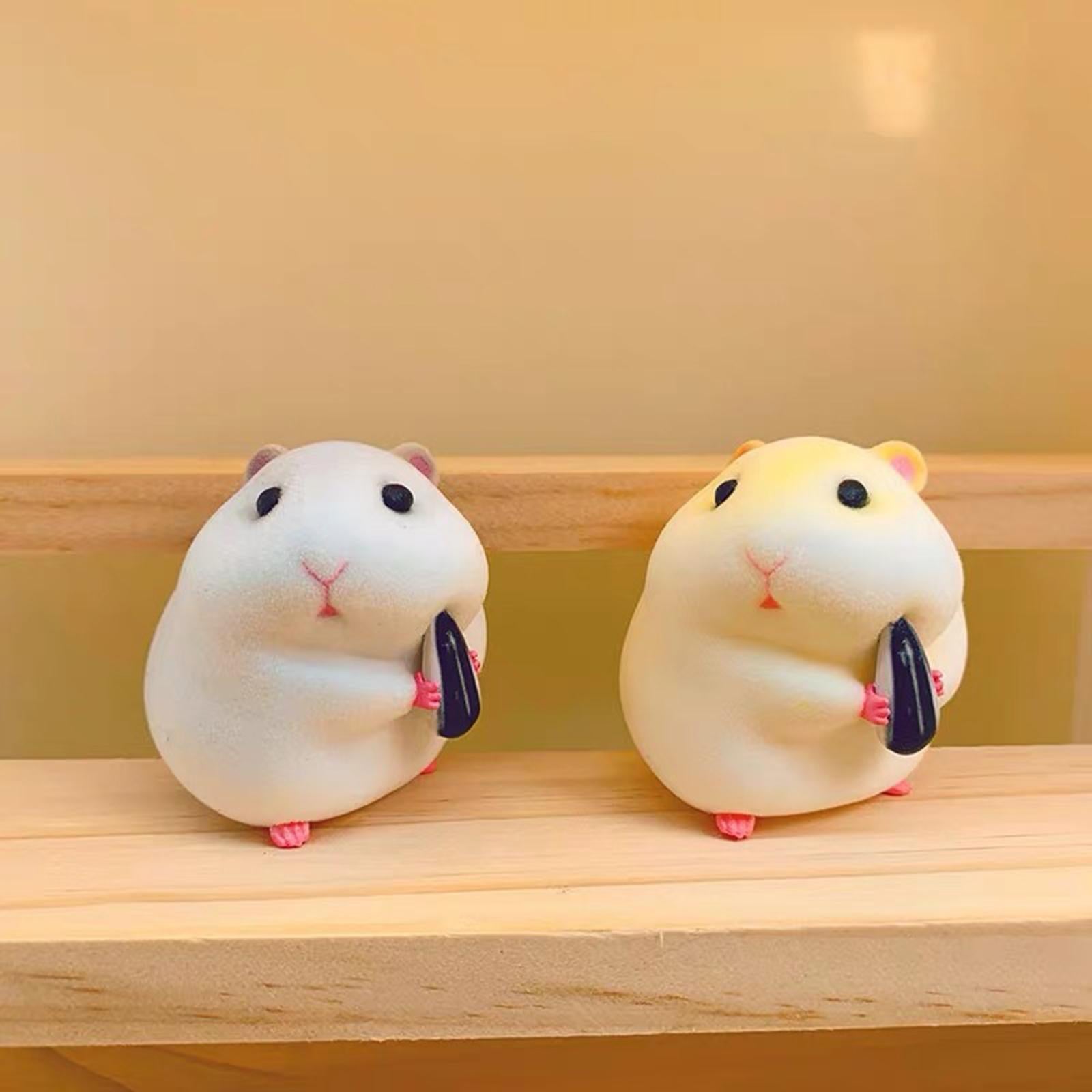 Funny Car Dashboard Decoration Hamster Car Interior Decoration Car Ornament Style A