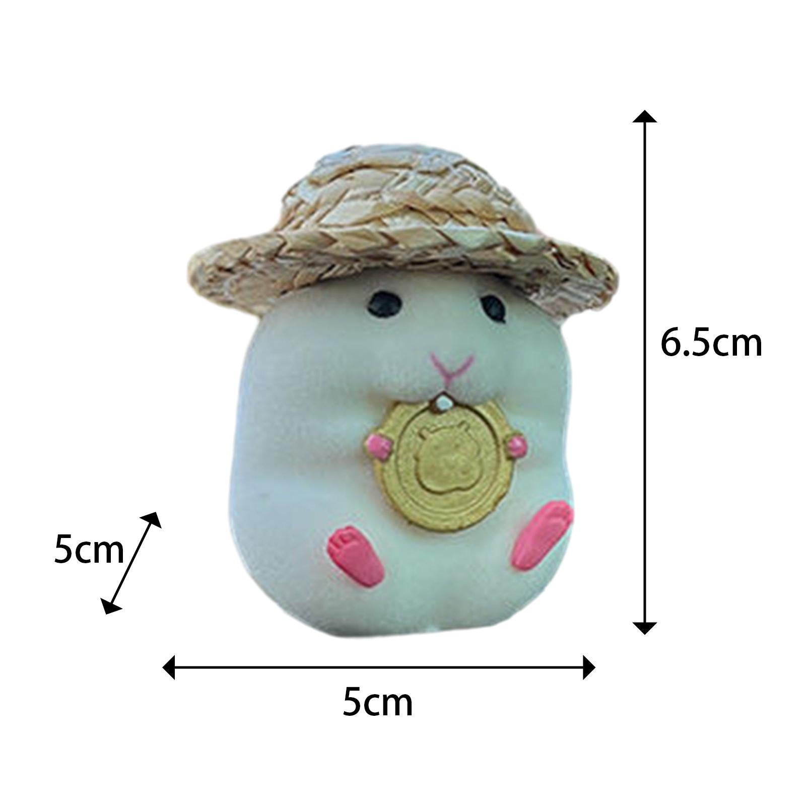 Funny Car Dashboard Decoration Hamster Car Interior Decoration Car Ornament Style E