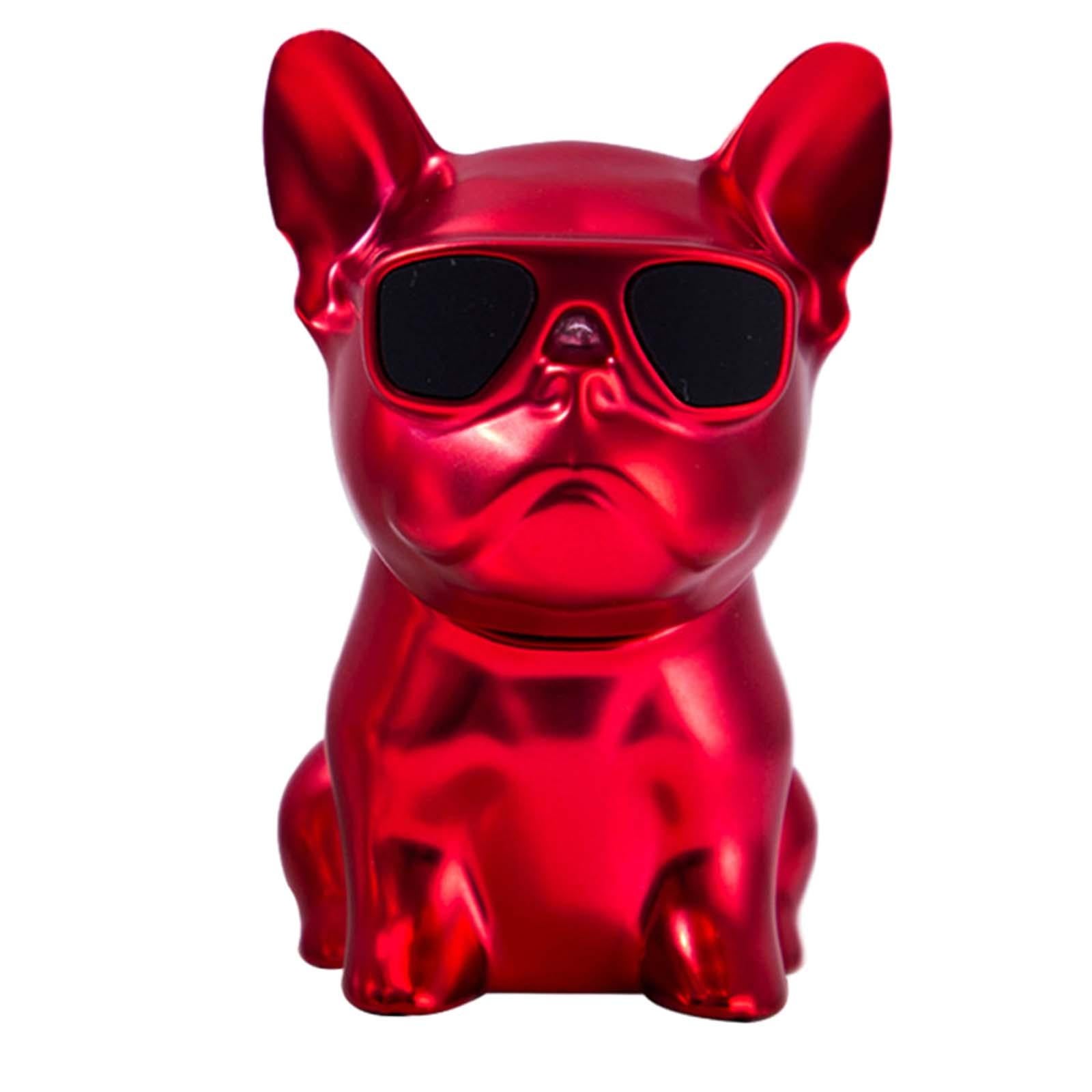 Cute Animal Car Dashboard Decoration Funny Home Decoration Shaking Ornament Matt red
