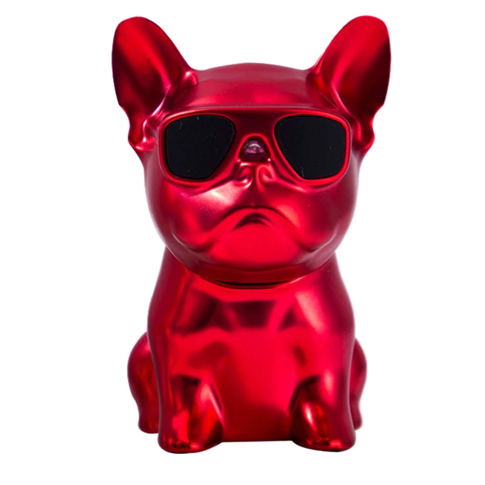 Cute Animal Car Dashboard Decoration Funny Home Decoration Shaking Ornament Matt red