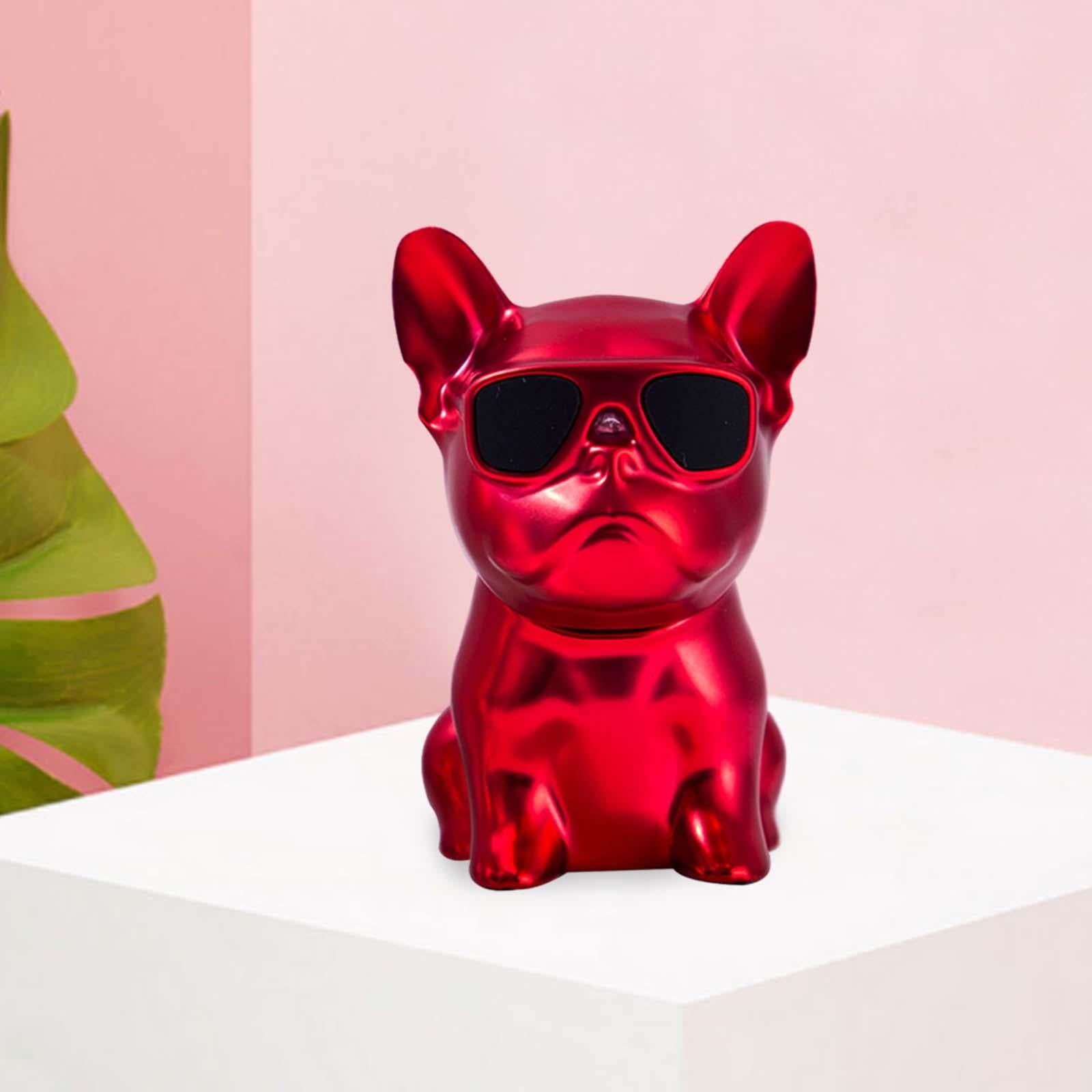 Cute Animal Car Dashboard Decoration Funny Home Decoration Shaking Ornament Matt red