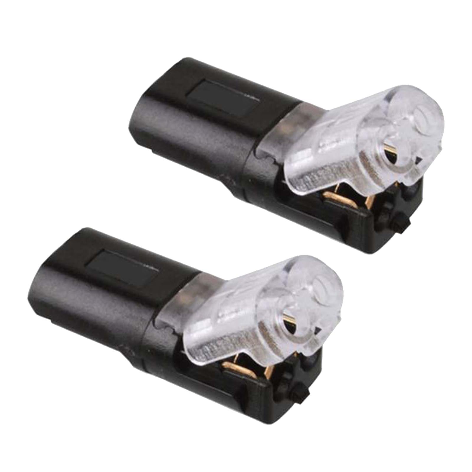 2 Pieces 2 Way Pluggable Quick Wire Connectors for Vehicle Audio