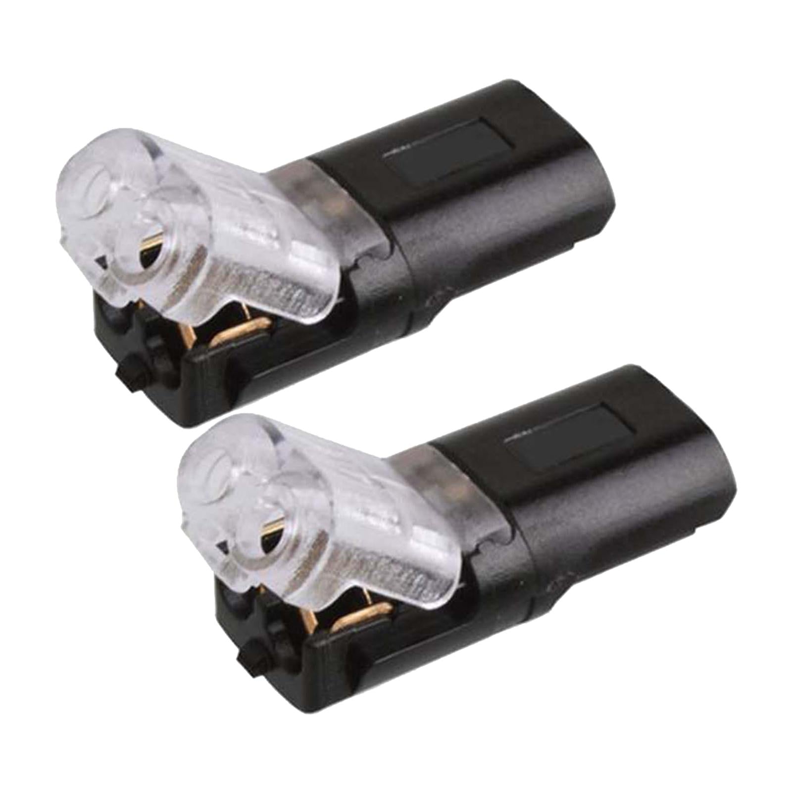 2 Pieces 2 Way Pluggable Quick Wire Connectors for Vehicle Audio