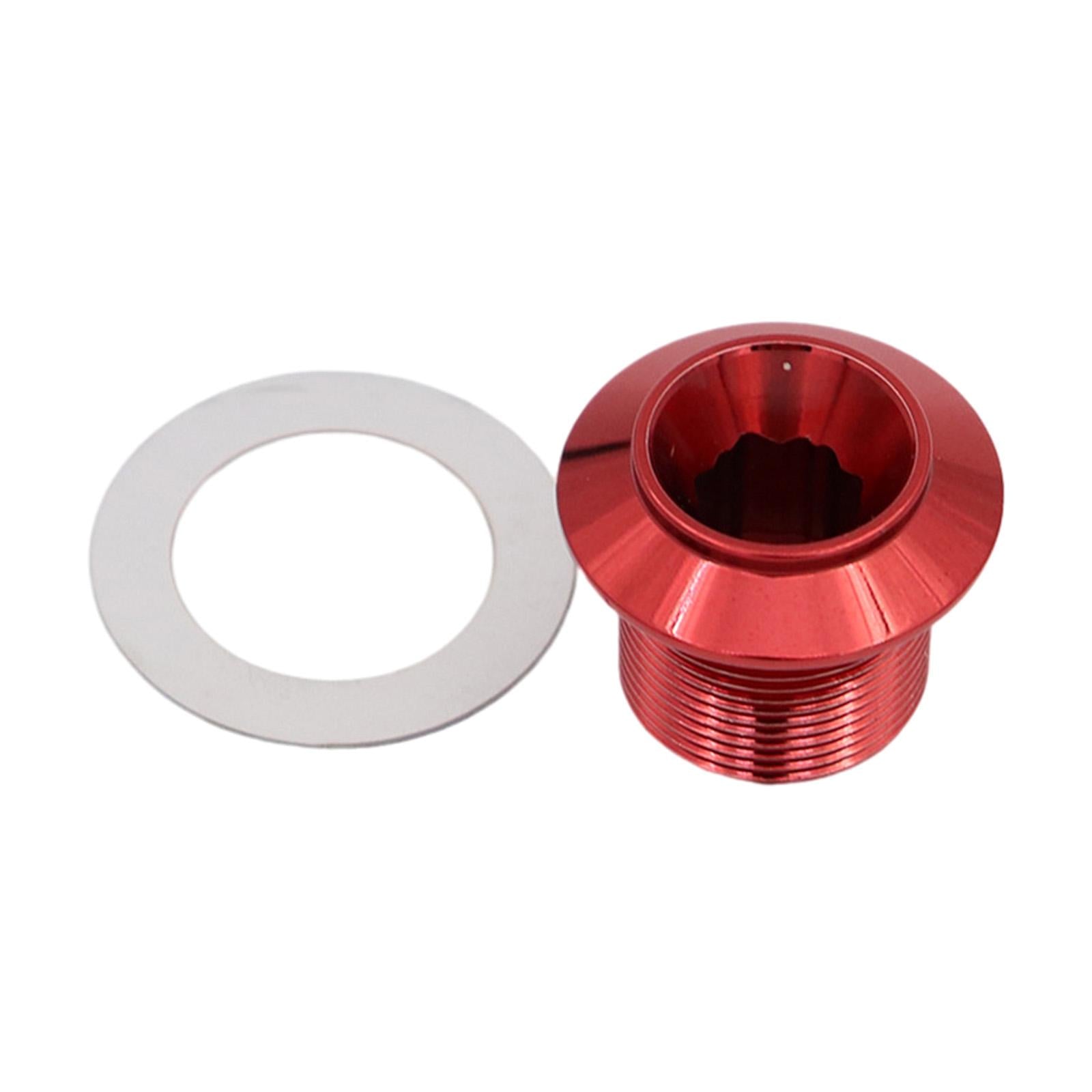 Crankset Screw Precise Size Lightweight Metal Durable Crank Arm Fixing Screw Red Internal