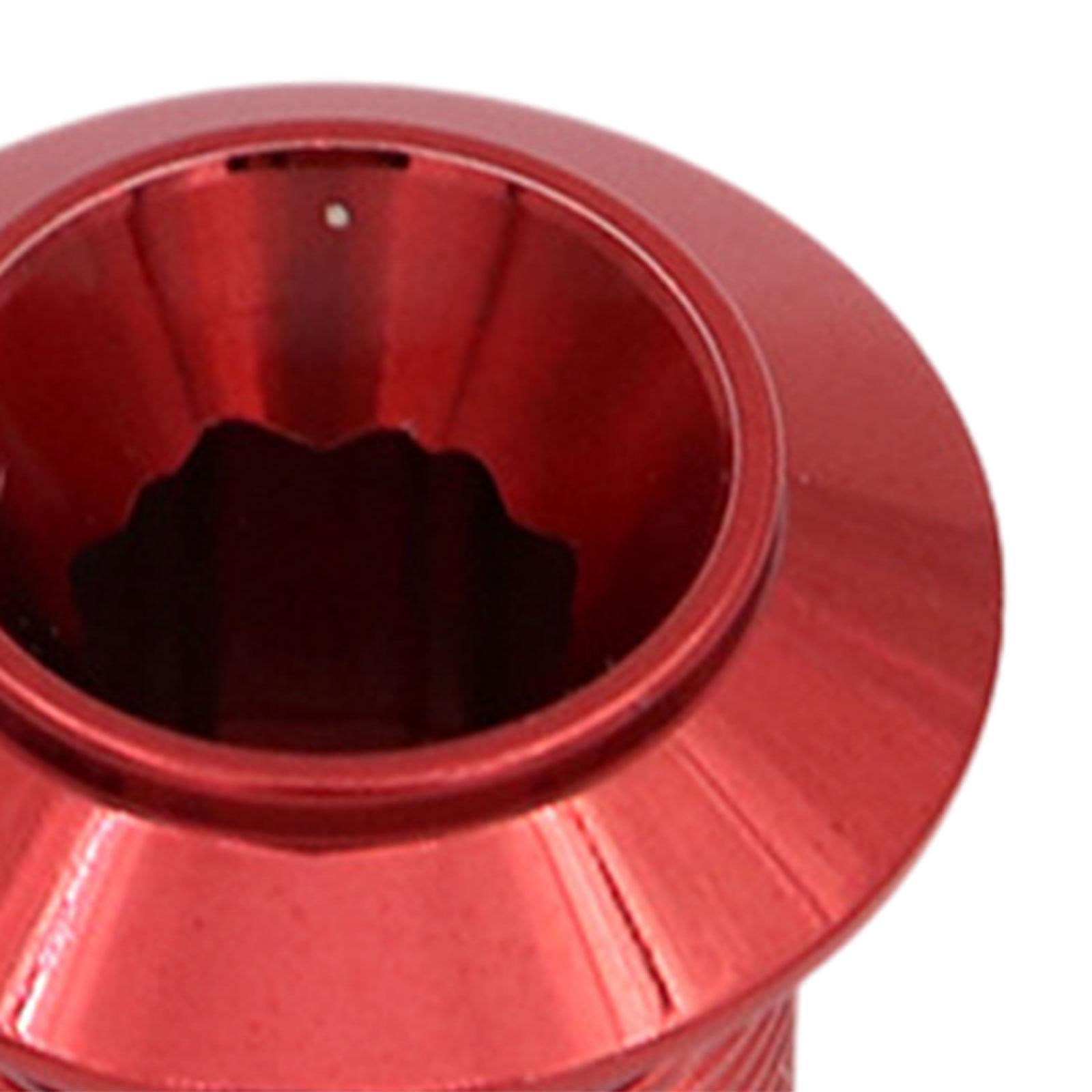 Crankset Screw Precise Size Lightweight Metal Durable Crank Arm Fixing Screw Red Internal
