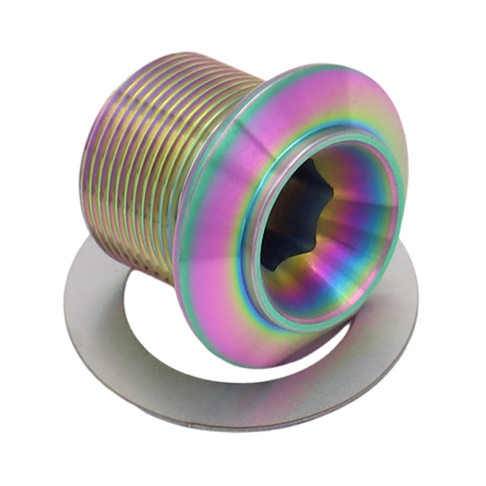 Crankset Screw Precise Size Lightweight Metal Durable Crank Arm Fixing Screw Colorful Internal