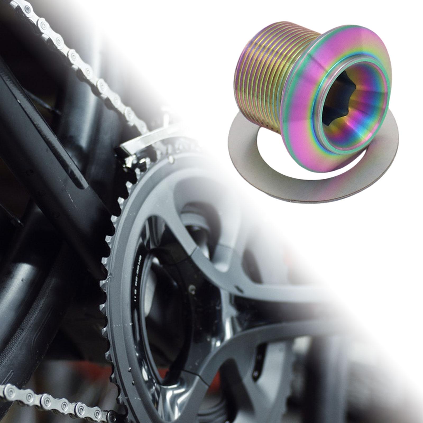 Crankset Screw Precise Size Lightweight Metal Durable Crank Arm Fixing Screw Colorful Internal
