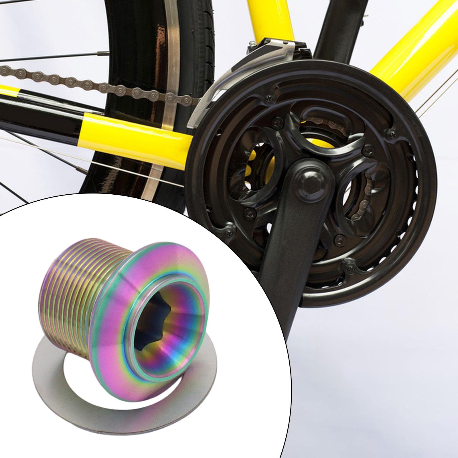 Crankset Screw Precise Size Lightweight Metal Durable Crank Arm Fixing Screw Colorful Internal