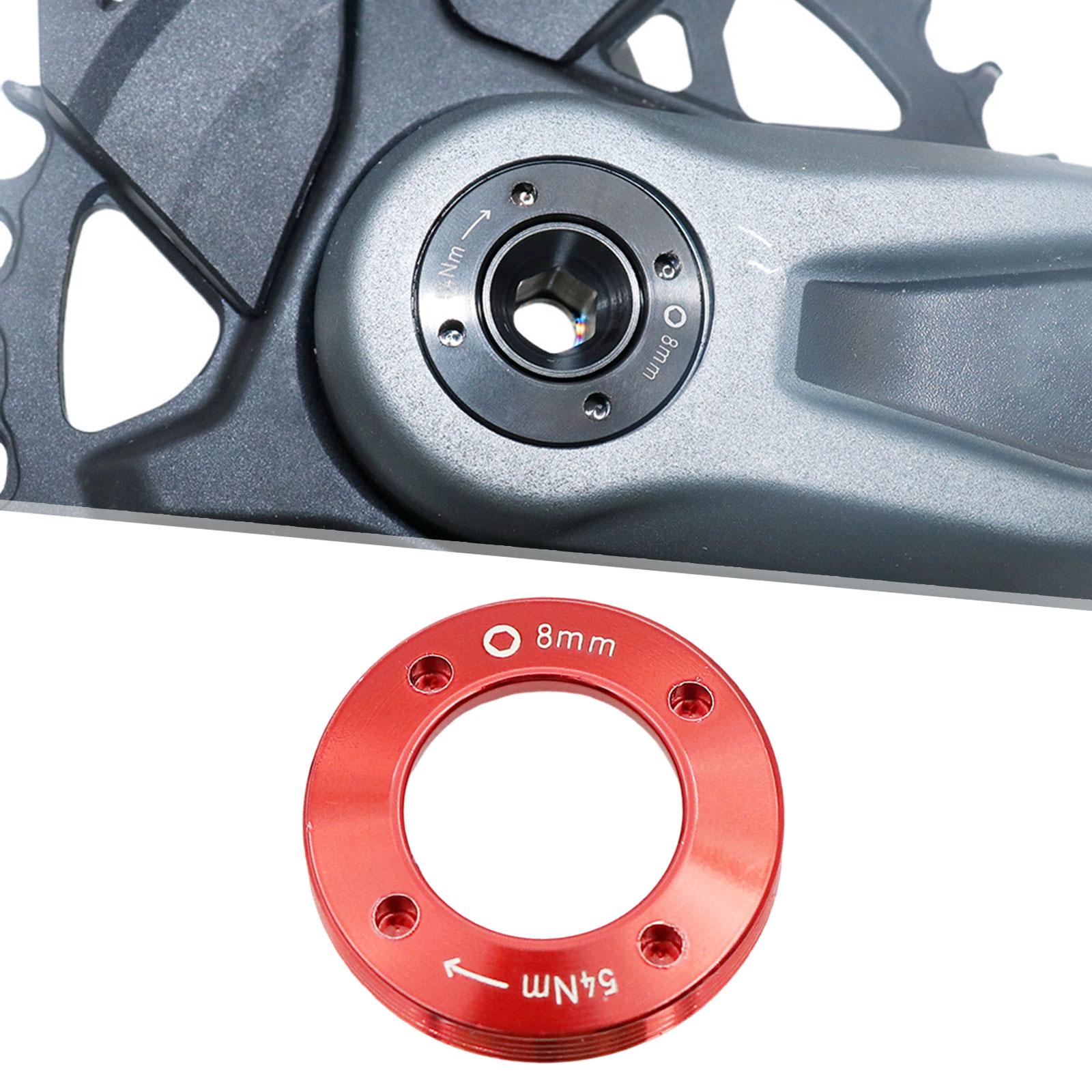 Crankset Screw Precise Size Lightweight Metal Durable Crank Arm Fixing Screw Red External