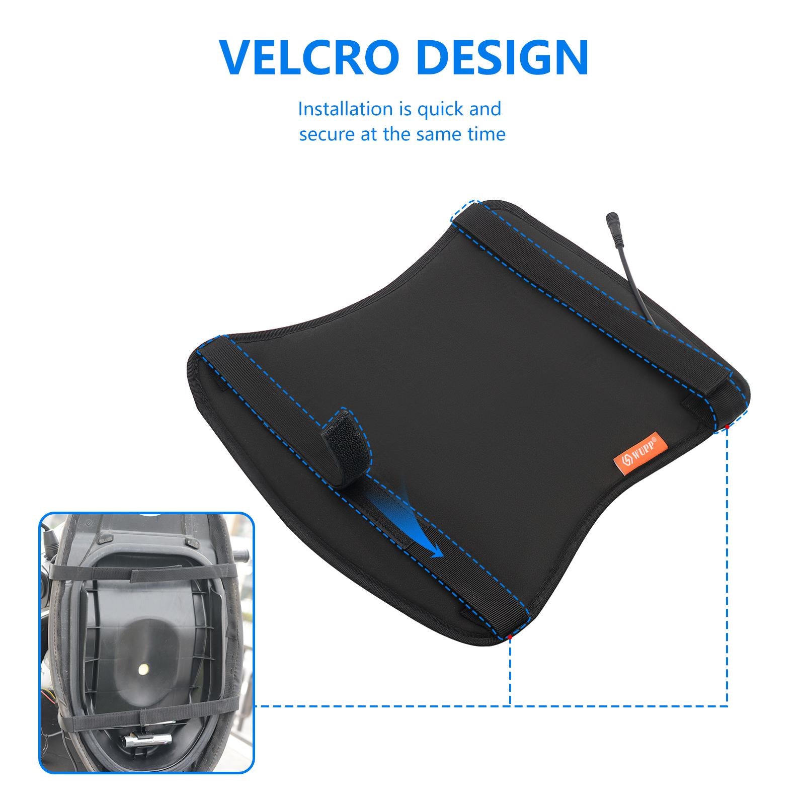 Motorcycle Electric Heated Cushion Keep Warm Intelligent Heating Seat Warmer