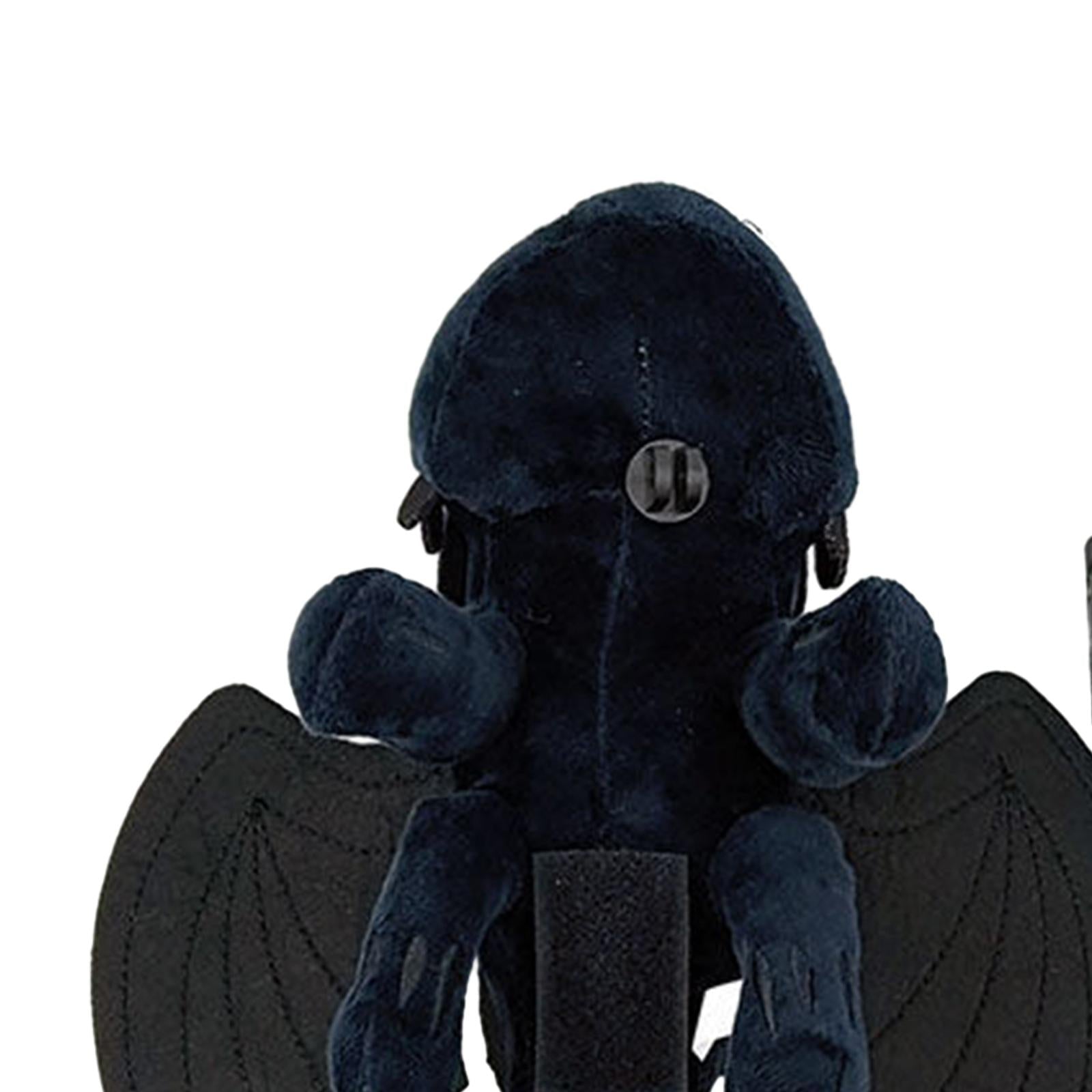 3xElectric Car Decoration Funny Helmet Accessory Professional Plush Decoration 20cm Helmet Quick Release