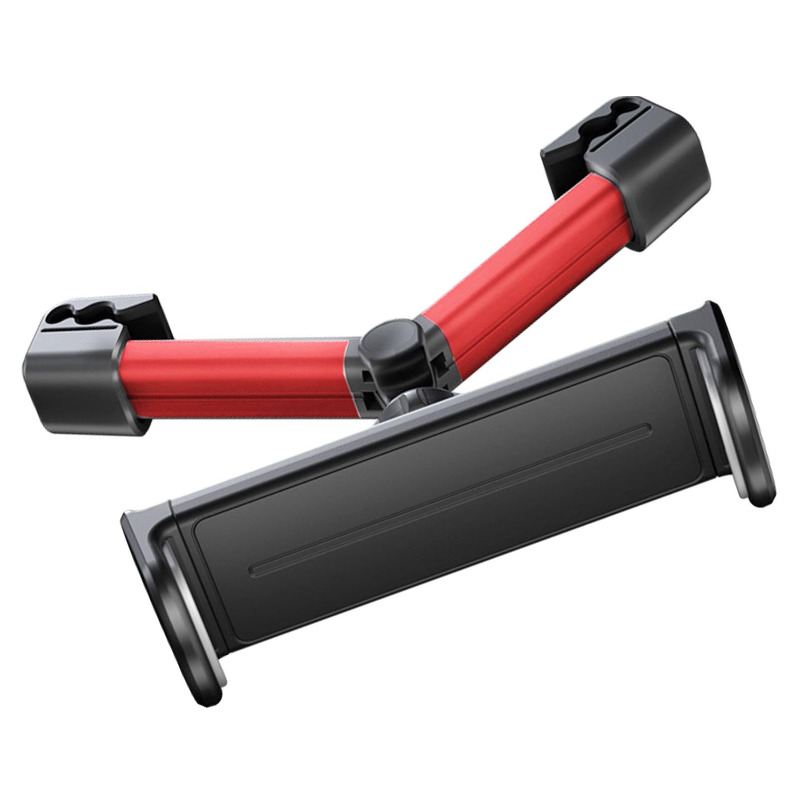 Car Tablet Headrest Mounts Stretchable Angle Adjustable for Kids Red
