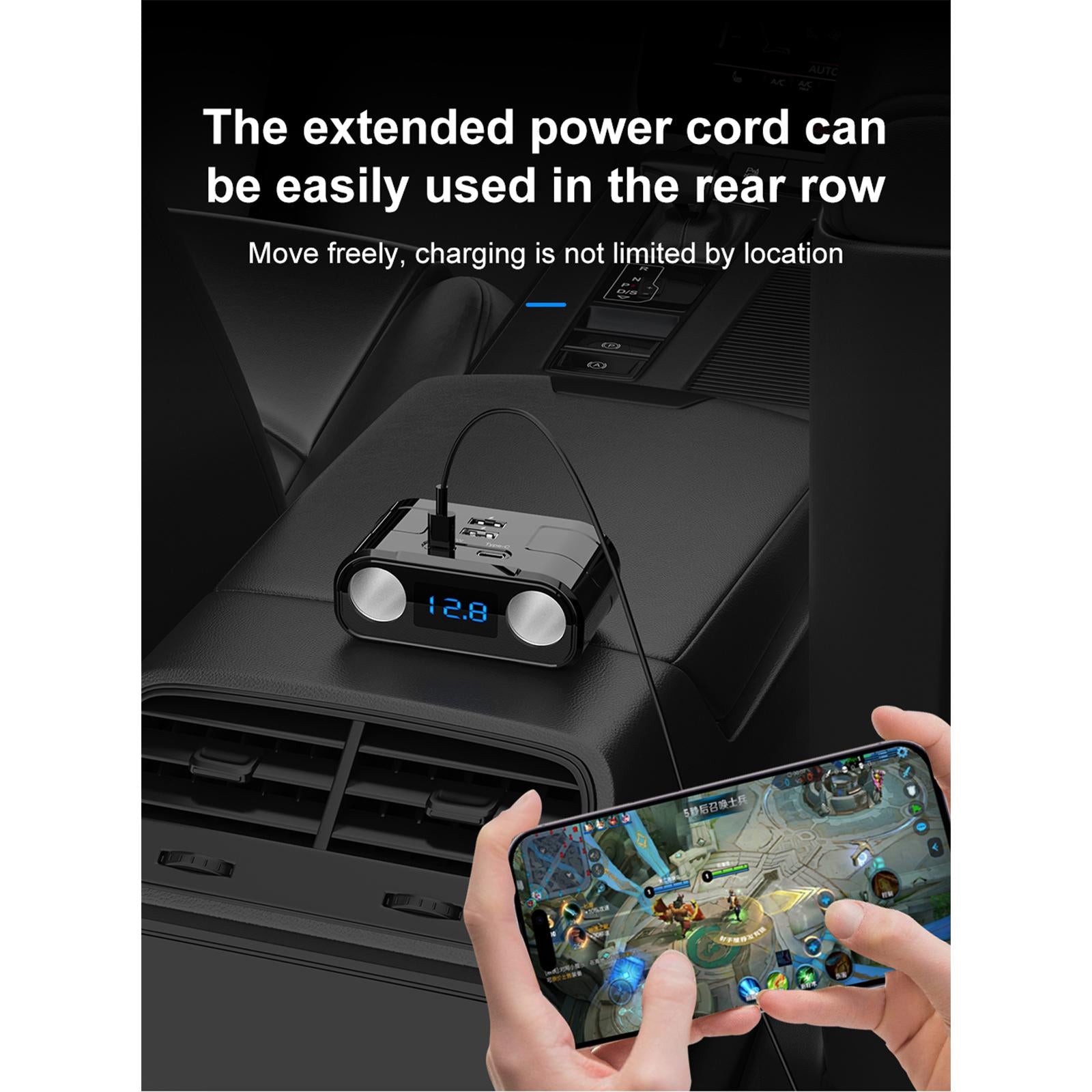 Car Cigarette Lighter Charger Professional for Auto Motorcycle Fittings