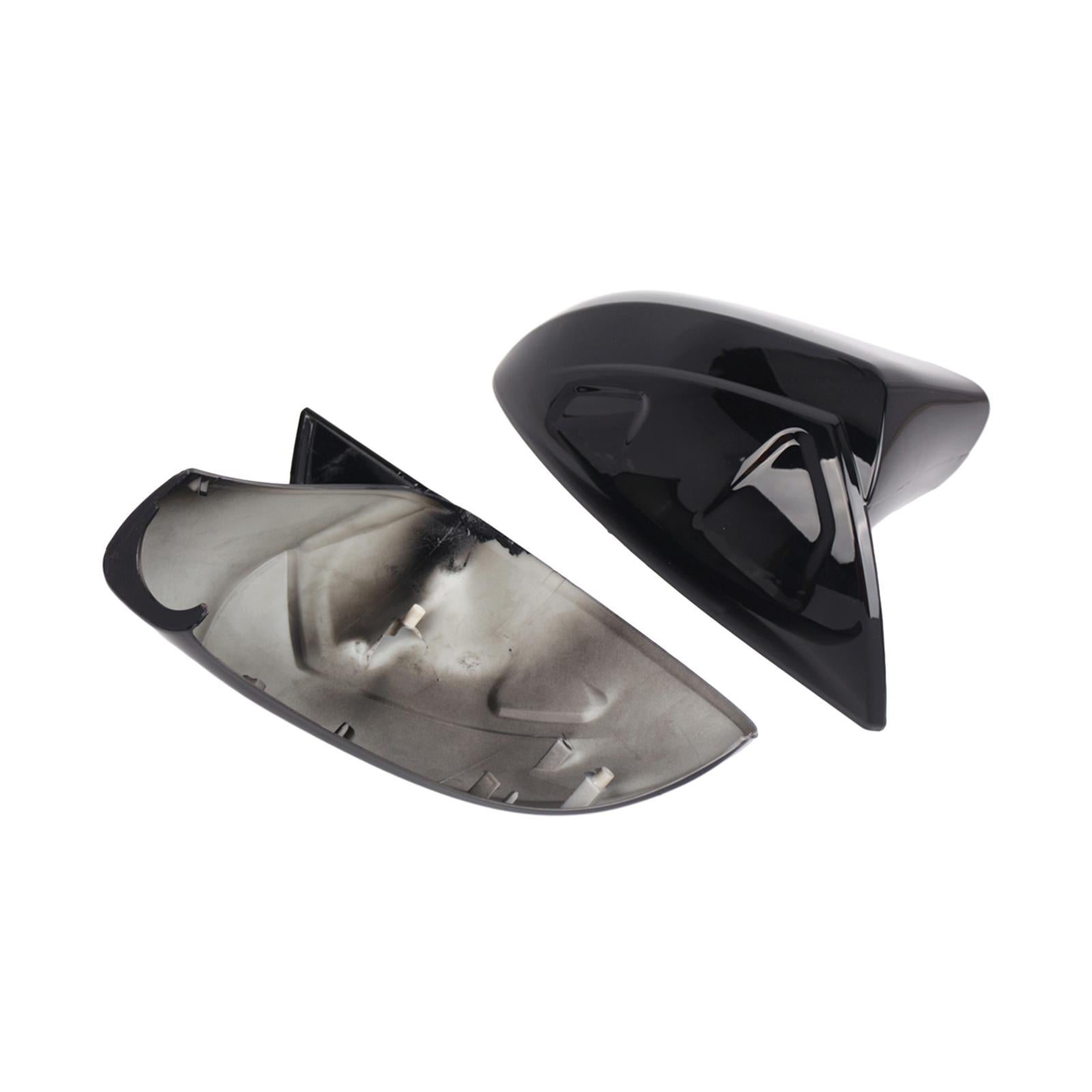 2 Pieces Side Wing Mirror Cover Caps Direct Replaces for Lexus ES ct LS