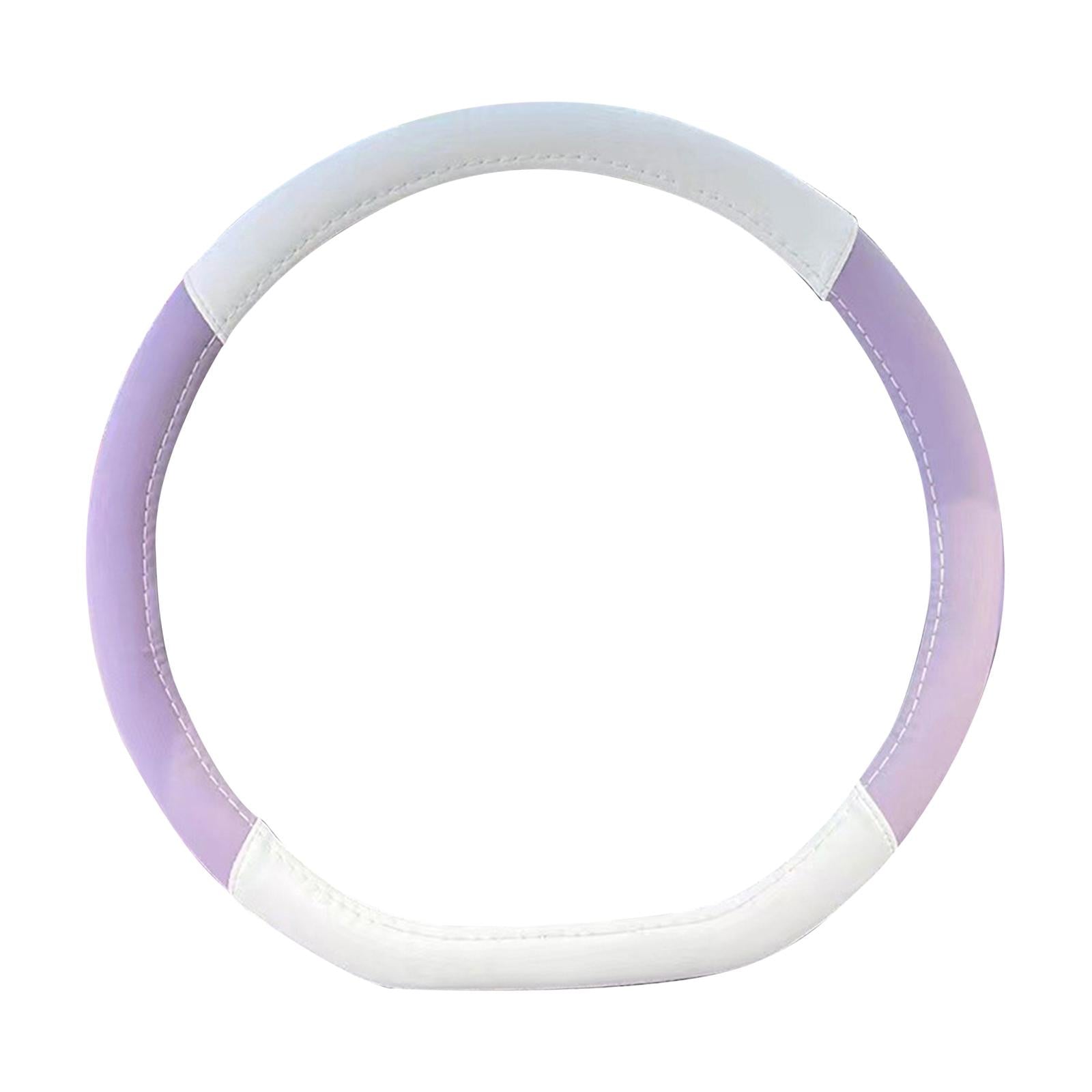 Round Car Steering Wheel Cover Leather Steering Wheel Cover for Dolphin