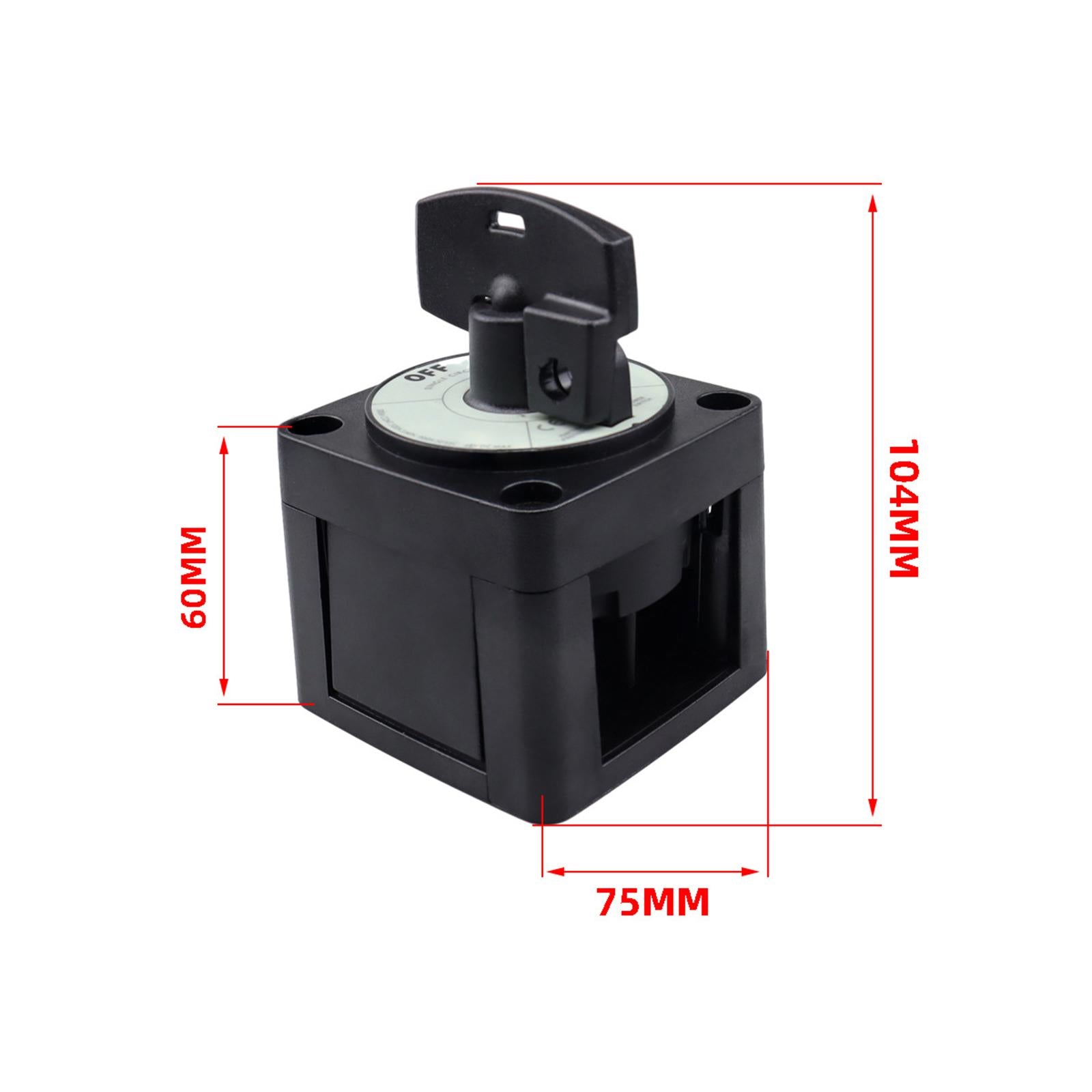 Battery Disconnect Switch 300A for RV Marine Large Engineering Vehicles