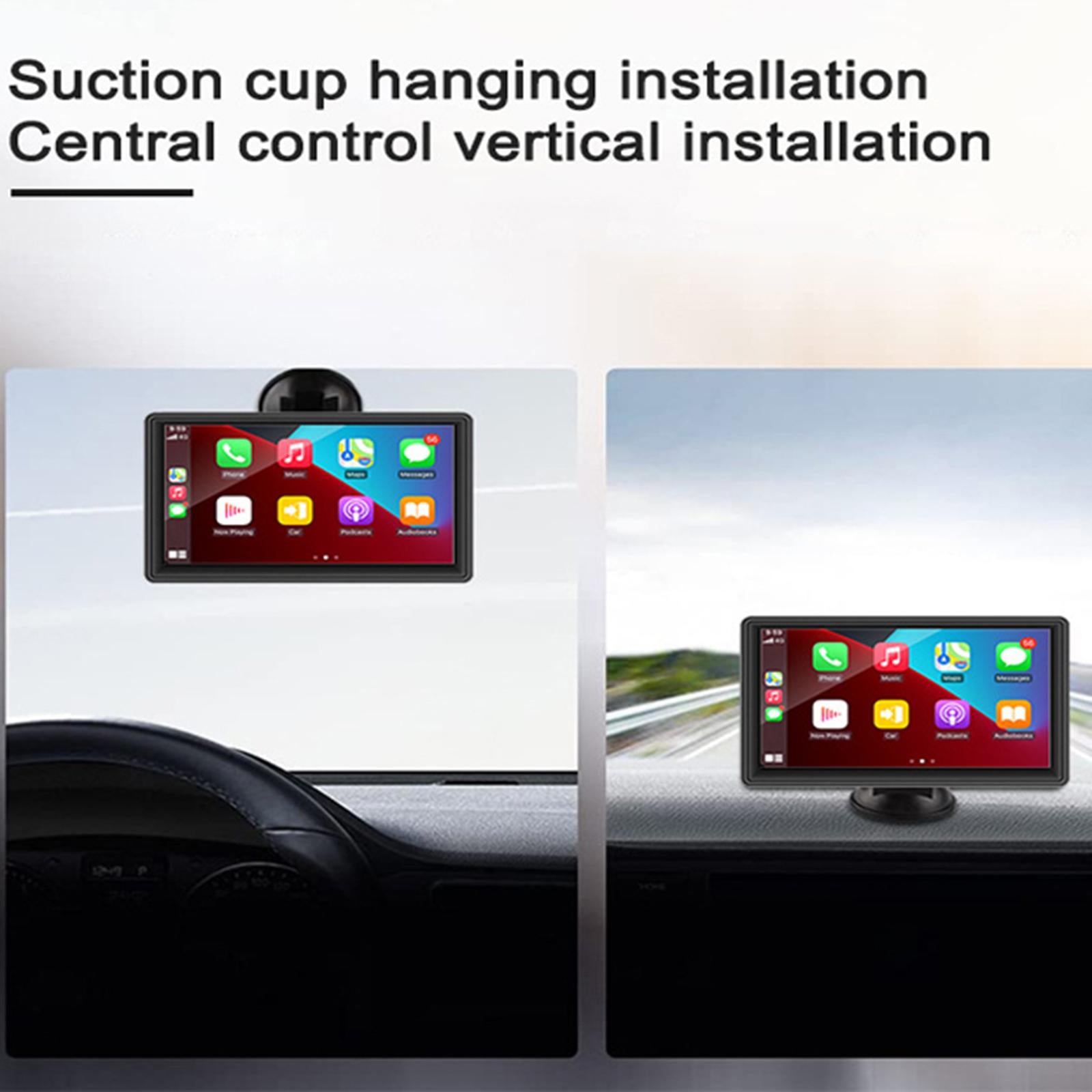 7 Portable Auto Rear View Monitor Kit Map Navigation Lightweight Car Stereo without Camera"