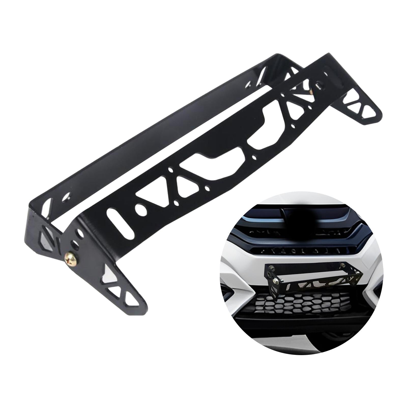 License Plate Frame Frame Replacement Easy to Install Adjustable Accessories
