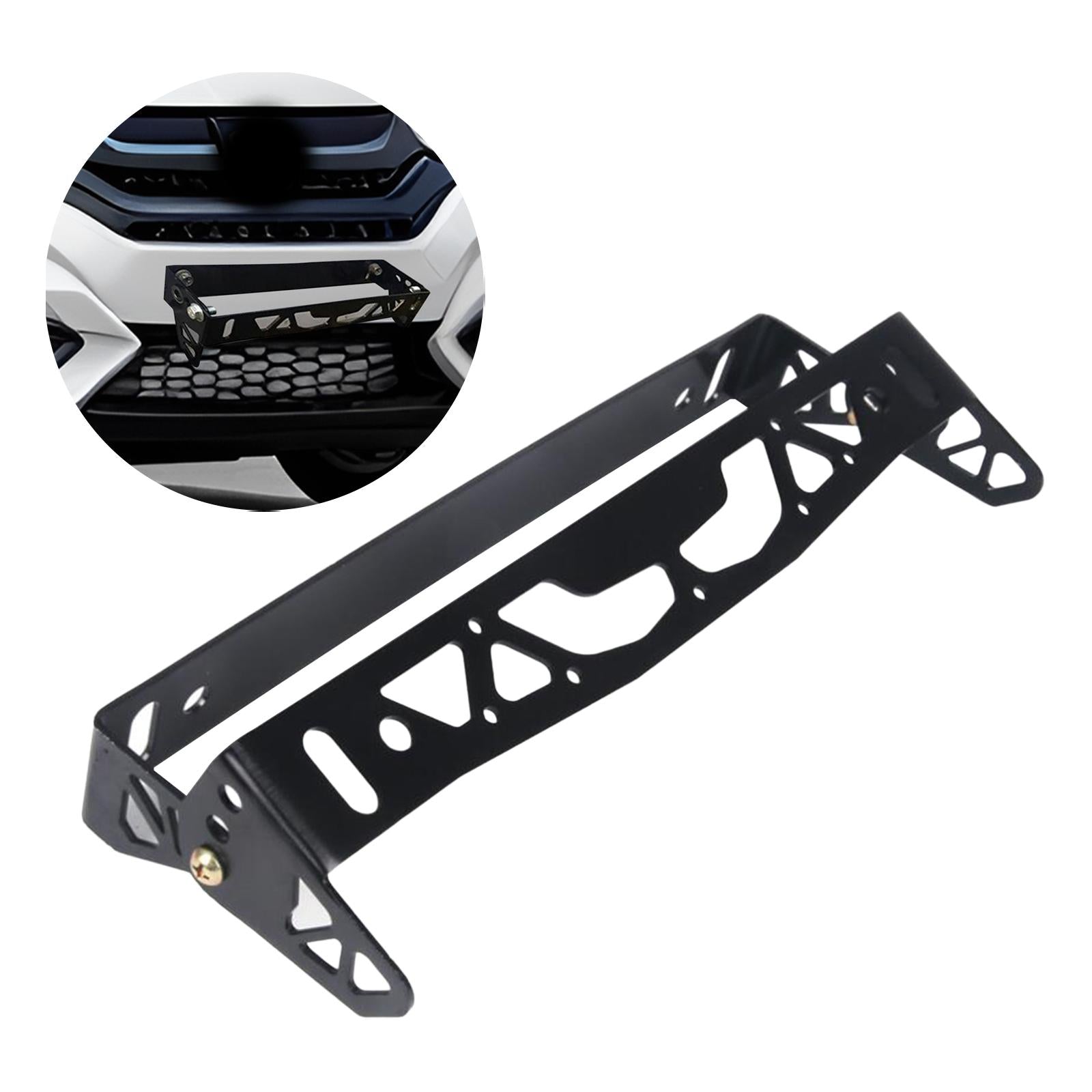 License Plate Frame Frame Replacement Easy to Install Adjustable Accessories