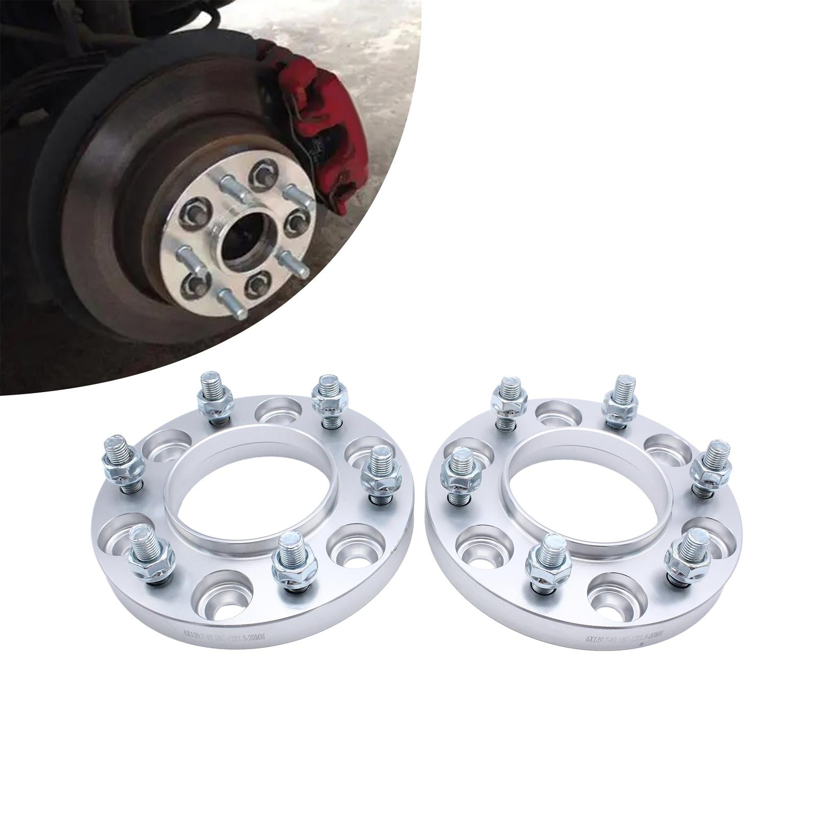 2x Hub Centric Wheel Spacers Metal with Bolts for Ranger Easily Install